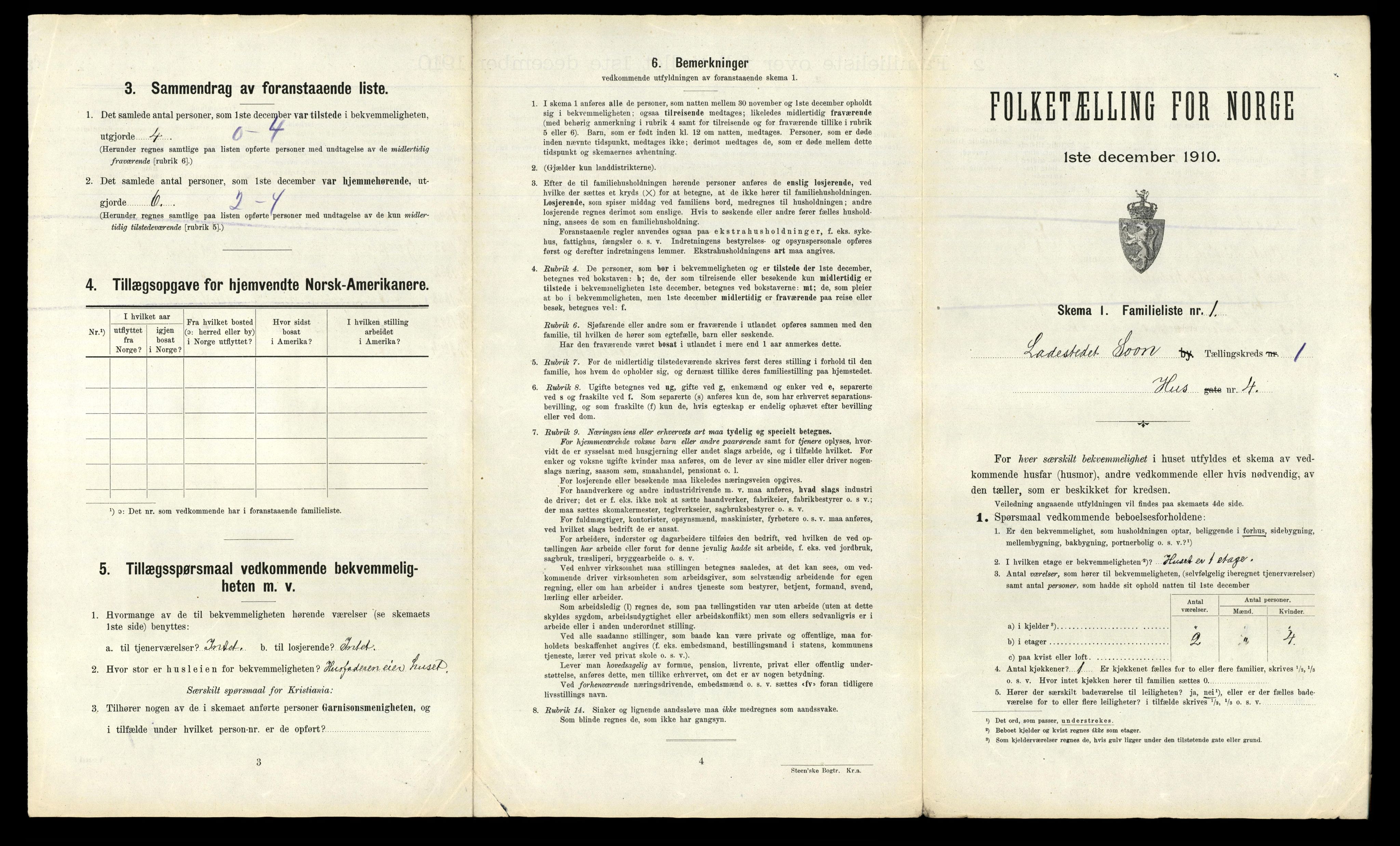 RA, 1910 census for Son, 1910, p. 21