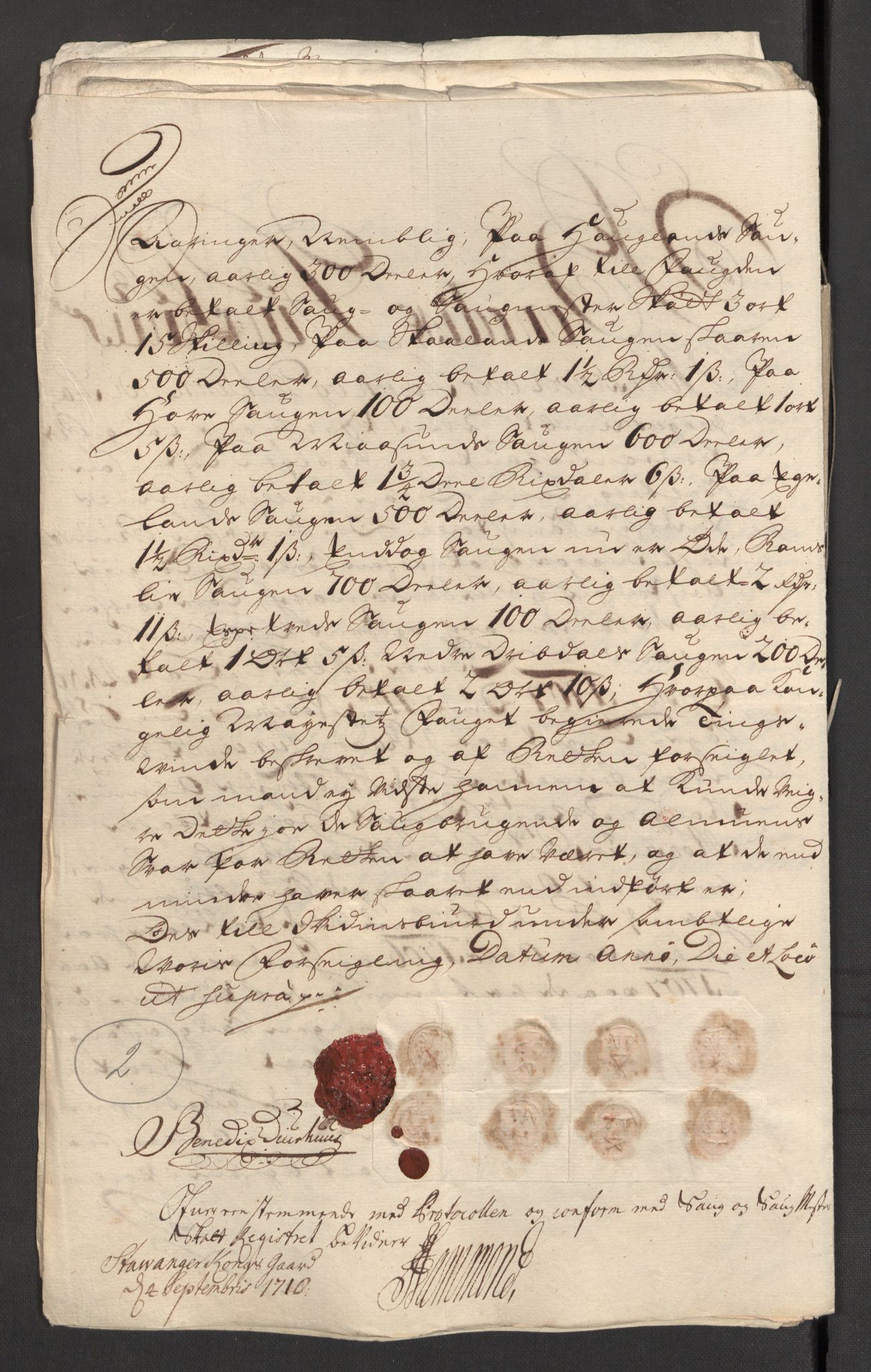 Rentekammeret inntil 1814, Reviderte regnskaper, Fogderegnskap, AV/RA-EA-4092/R46/L2733: Fogderegnskap Jæren og Dalane, 1705-1708, p. 208