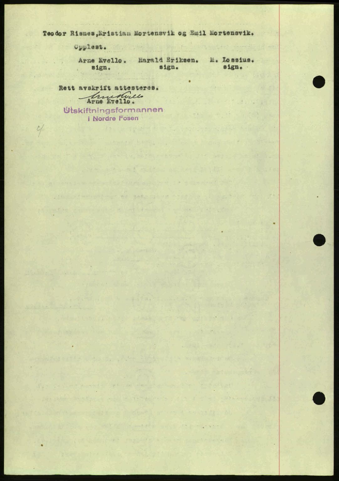 Hitra sorenskriveri, AV/SAT-A-0018/2/2C/2Ca: Mortgage book no. A2, 1943-1945, Diary no: : 203/1944