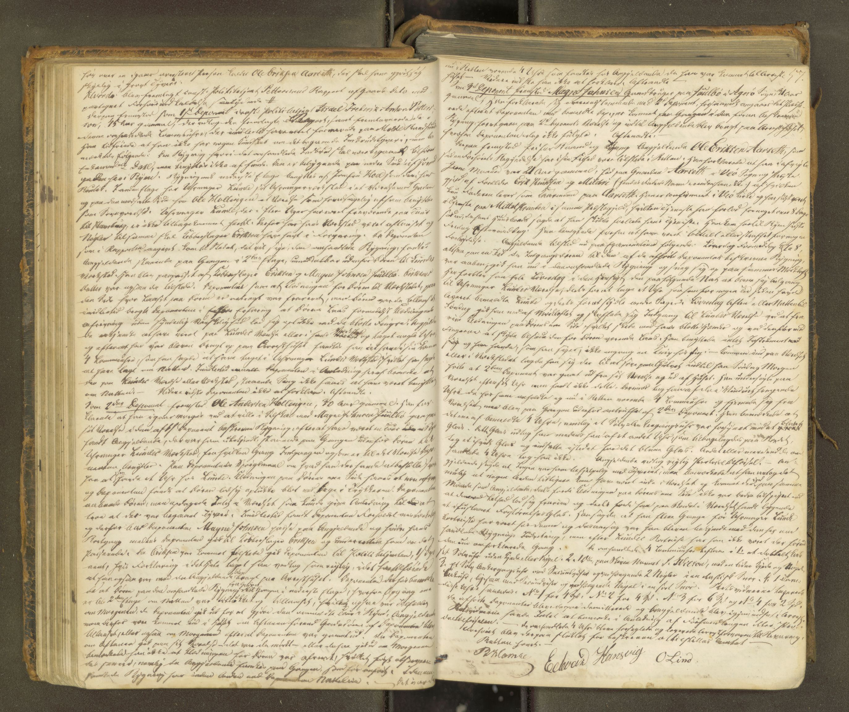 Molde byfogd, AV/SAT-A-0025/1/1A/L0010: Justisprotokoll, 1863-1869, p. 56b-57a
