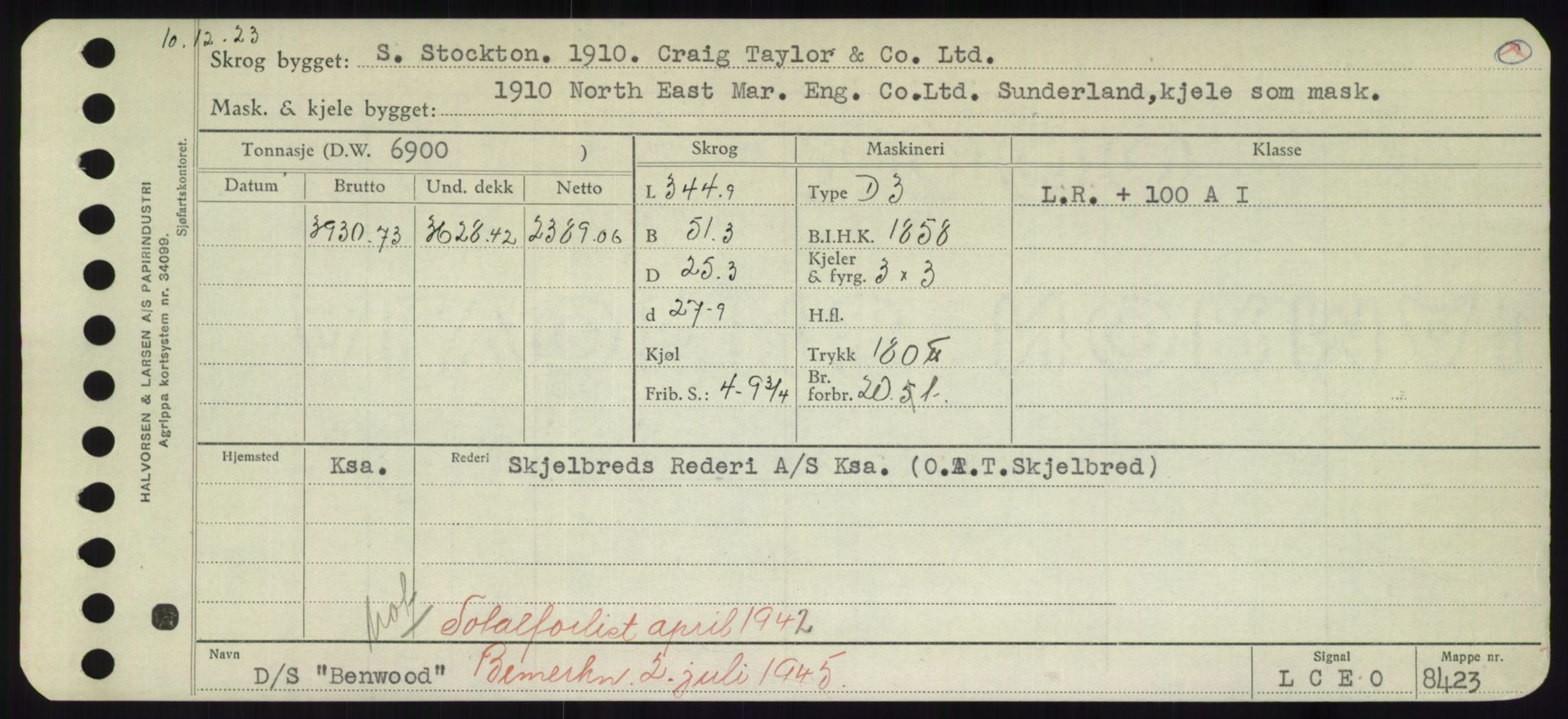 Sjøfartsdirektoratet med forløpere, Skipsmålingen, AV/RA-S-1627/H/Hd/L0003: Fartøy, B-Bev, p. 651