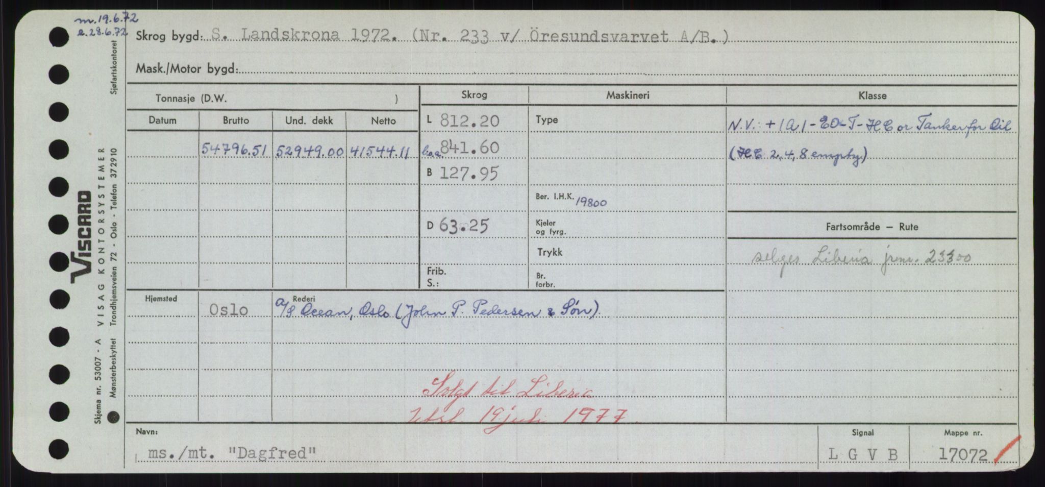 Sjøfartsdirektoratet med forløpere, Skipsmålingen, RA/S-1627/H/Hd/L0008: Fartøy, C-D, p. 319