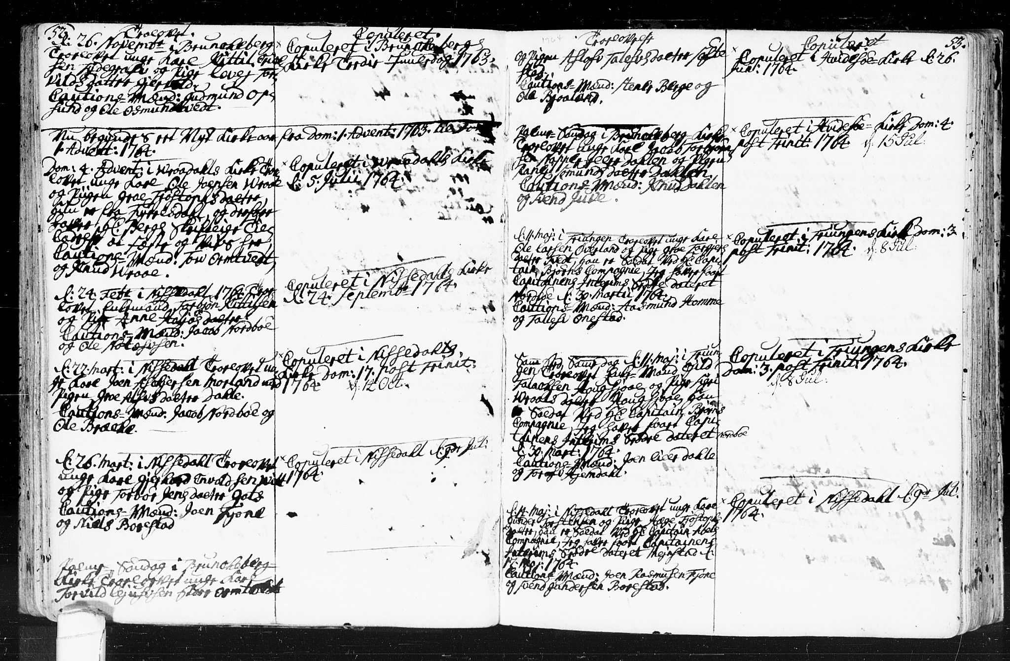 Kviteseid kirkebøker, SAKO/A-276/F/Fa/L0001: Parish register (official) no. I 1, 1754-1773, p. 52-53