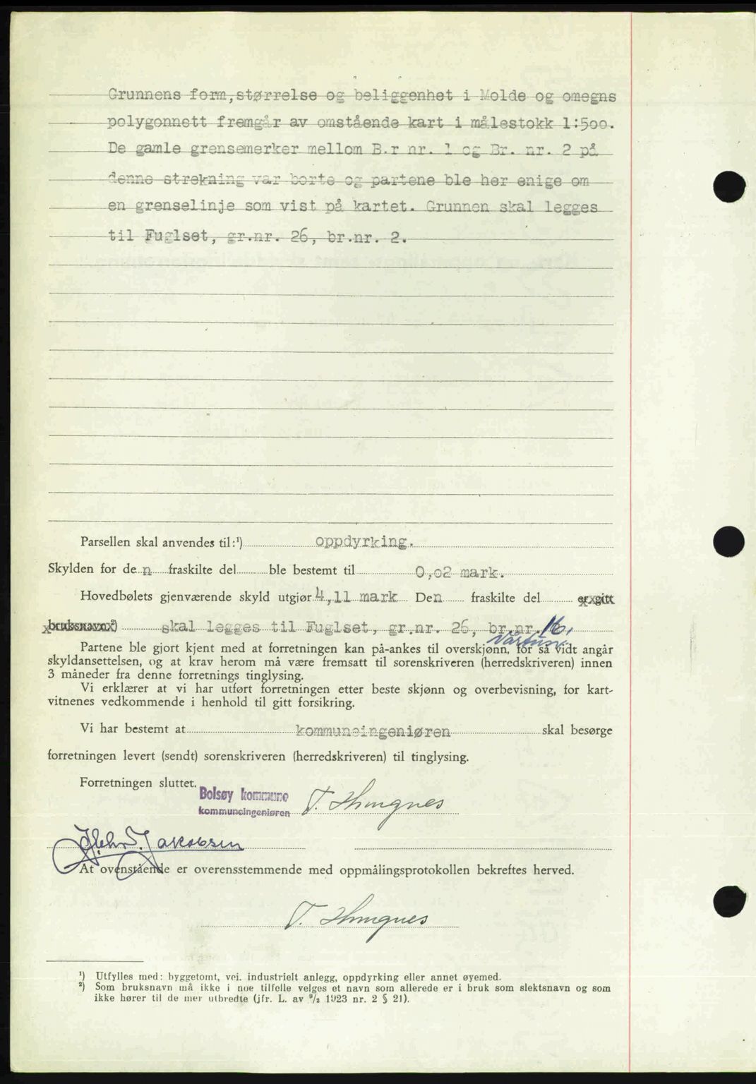 Romsdal sorenskriveri, AV/SAT-A-4149/1/2/2C: Mortgage book no. A26, 1948-1948, Diary no: : 1134/1948