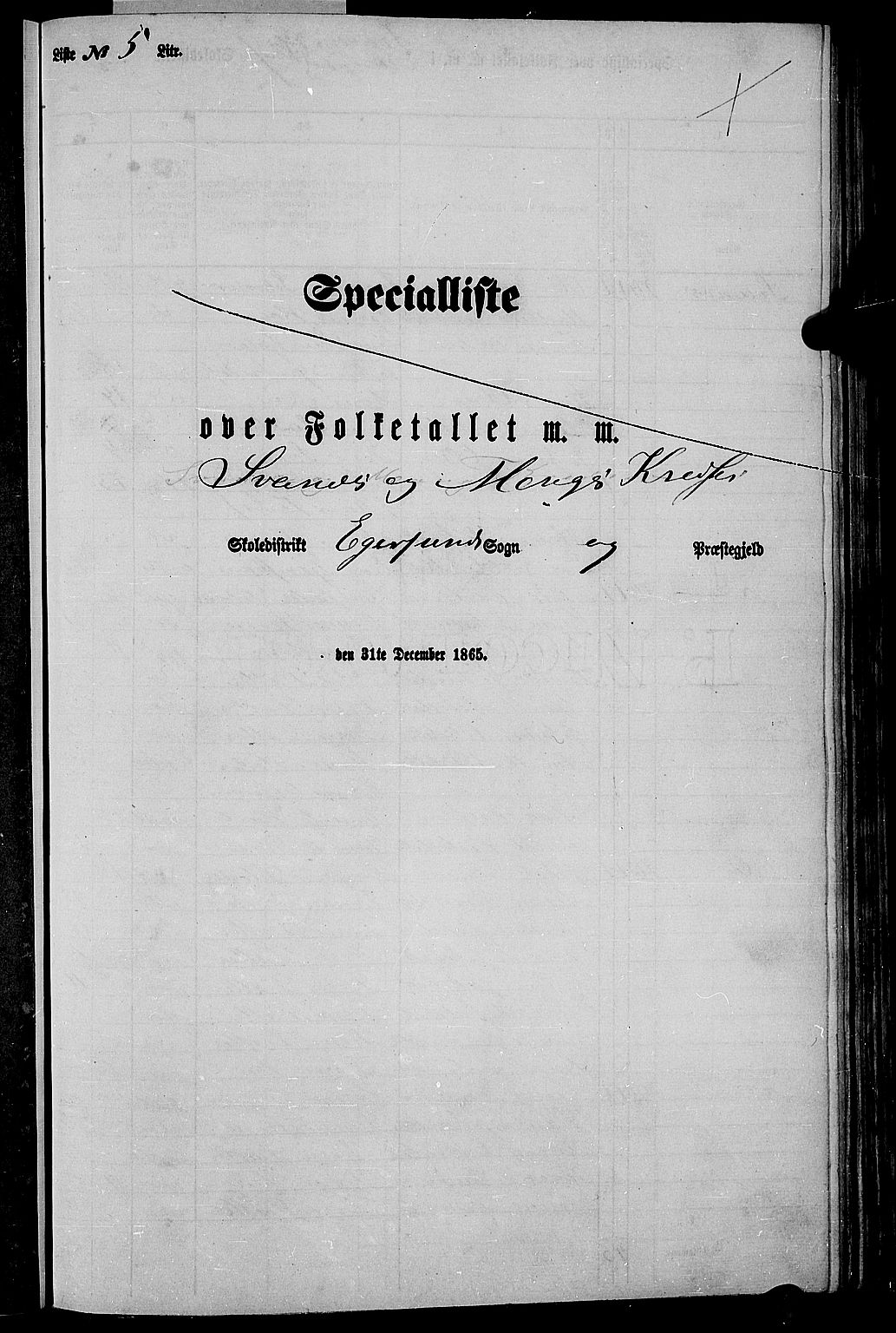 RA, 1865 census for Eigersund/Eigersund og Ogna, 1865, p. 91