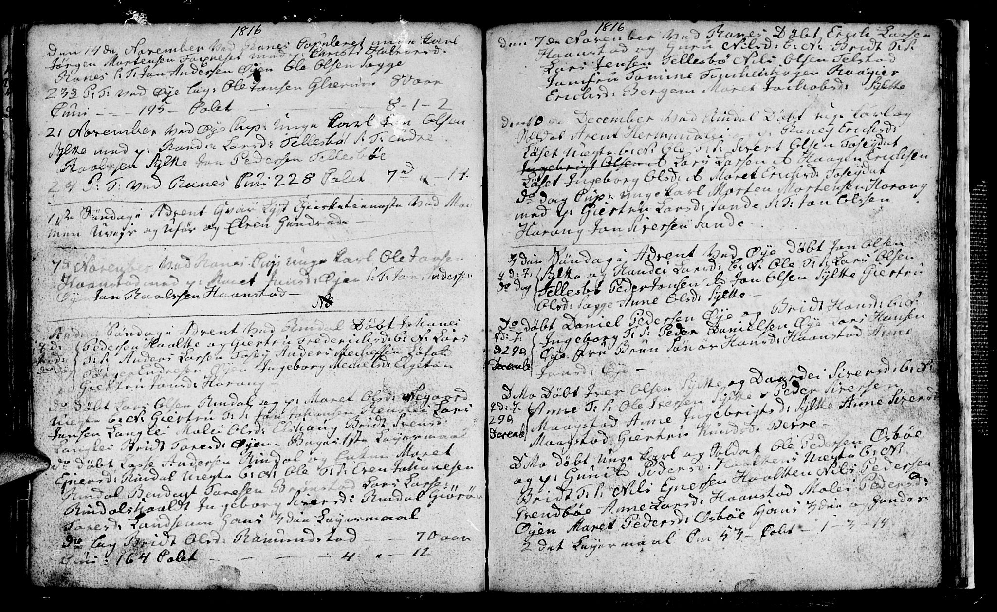 Ministerialprotokoller, klokkerbøker og fødselsregistre - Møre og Romsdal, AV/SAT-A-1454/595/L1049: Parish register (copy) no. 595C01, 1805-1819, p. 96