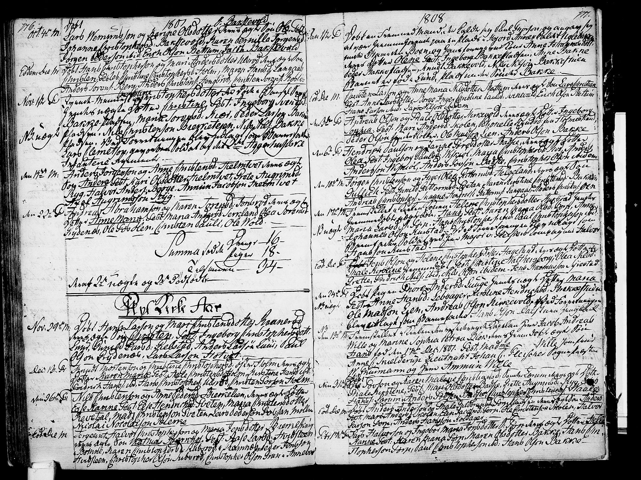 Våle kirkebøker, SAKO/A-334/F/Fa/L0005: Parish register (official) no. I 5, 1773-1808, p. 176-177