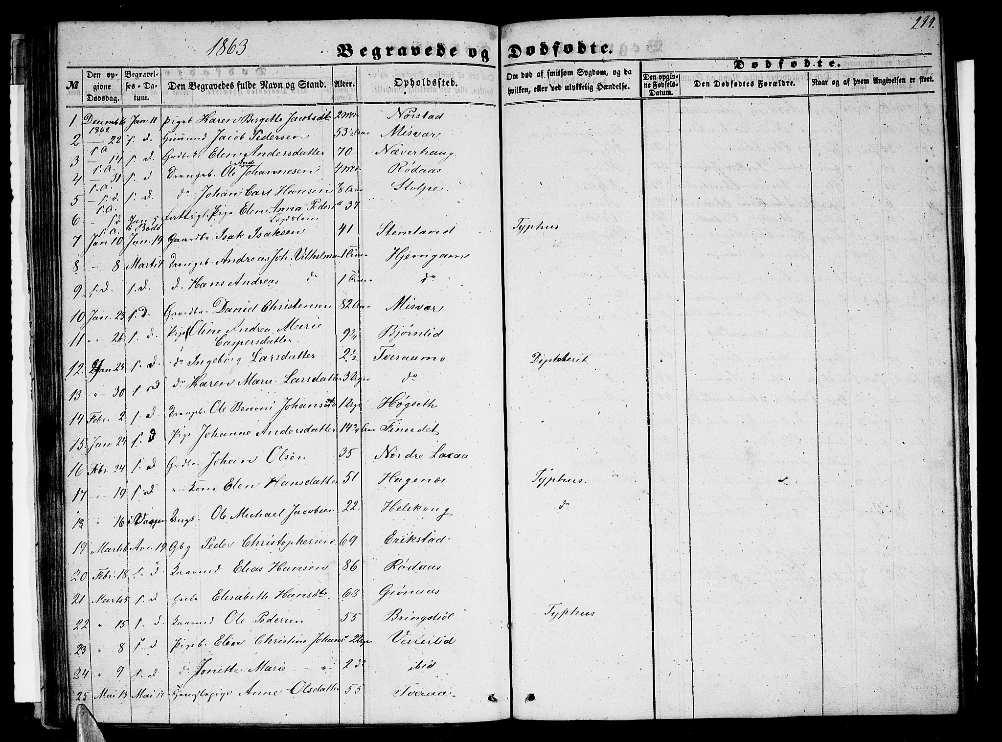 Ministerialprotokoller, klokkerbøker og fødselsregistre - Nordland, AV/SAT-A-1459/852/L0753: Parish register (copy) no. 852C04, 1856-1877, p. 299