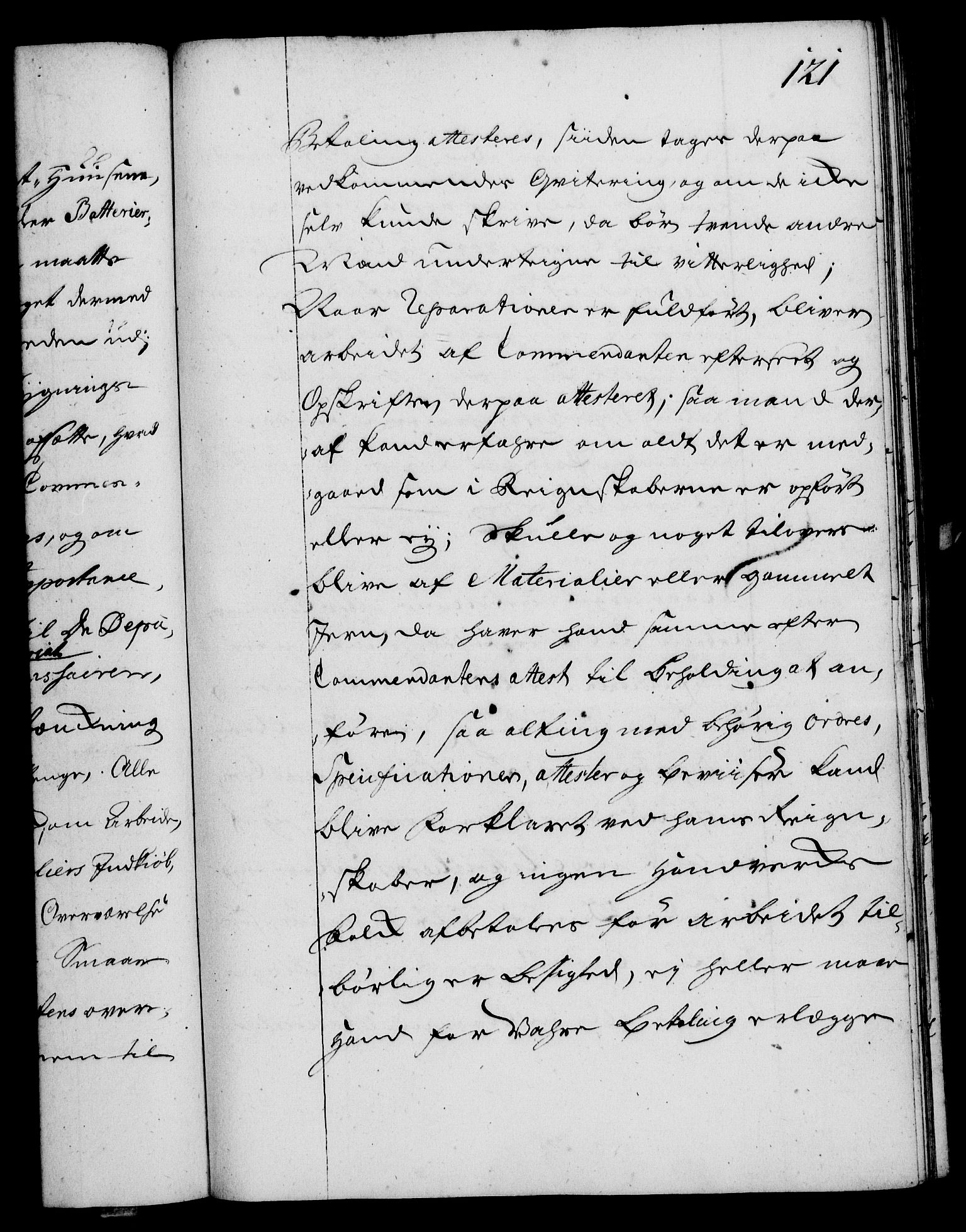 Rentekammeret, Kammerkanselliet, RA/EA-3111/G/Gg/Ggi/L0002: Norsk instruksjonsprotokoll med register (merket RK 53.35), 1729-1751, p. 121
