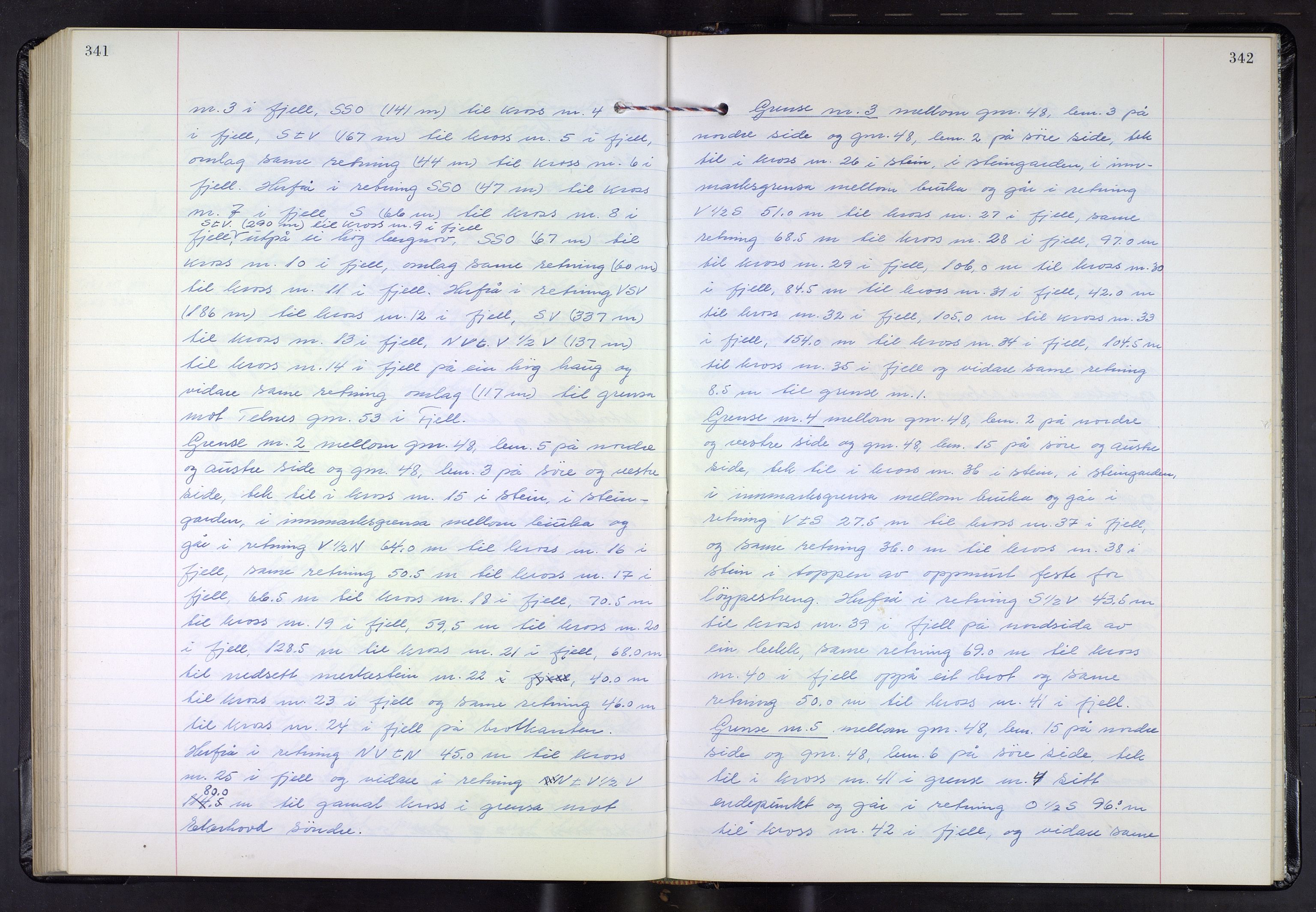 Hordaland jordskiftedøme - III Midhordland jordskiftedistrikt, AV/SAB-A-7001/A/Aa/L0037: Forhandlingsprotokoll, 1965-1970, p. 341-342