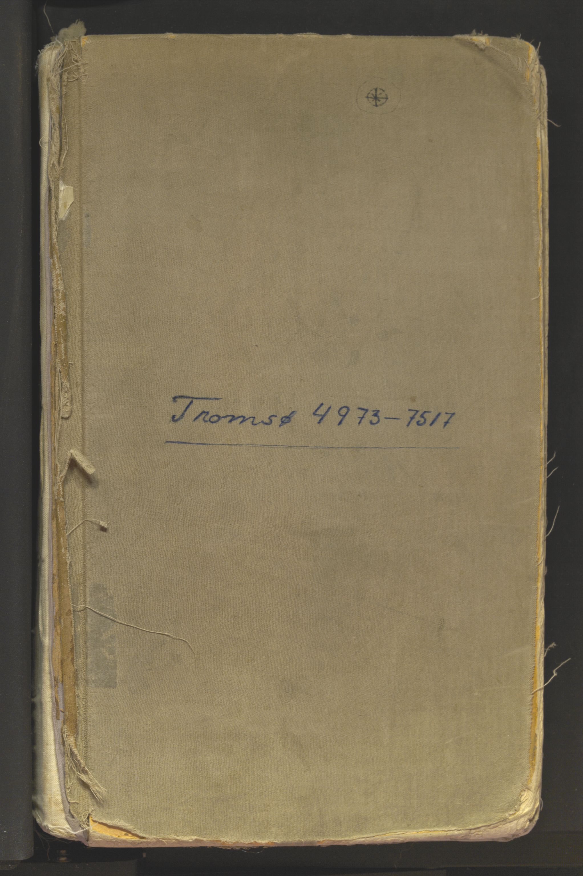 Tromsø sjømannskontor/innrullerings-/mønstringsdistrikt, AV/SATØ-S-0243/F/Fb/L0011: Annotasjonsrulle. Defekt: løs innbinding. Nr. 4973-7517, 1920-1928