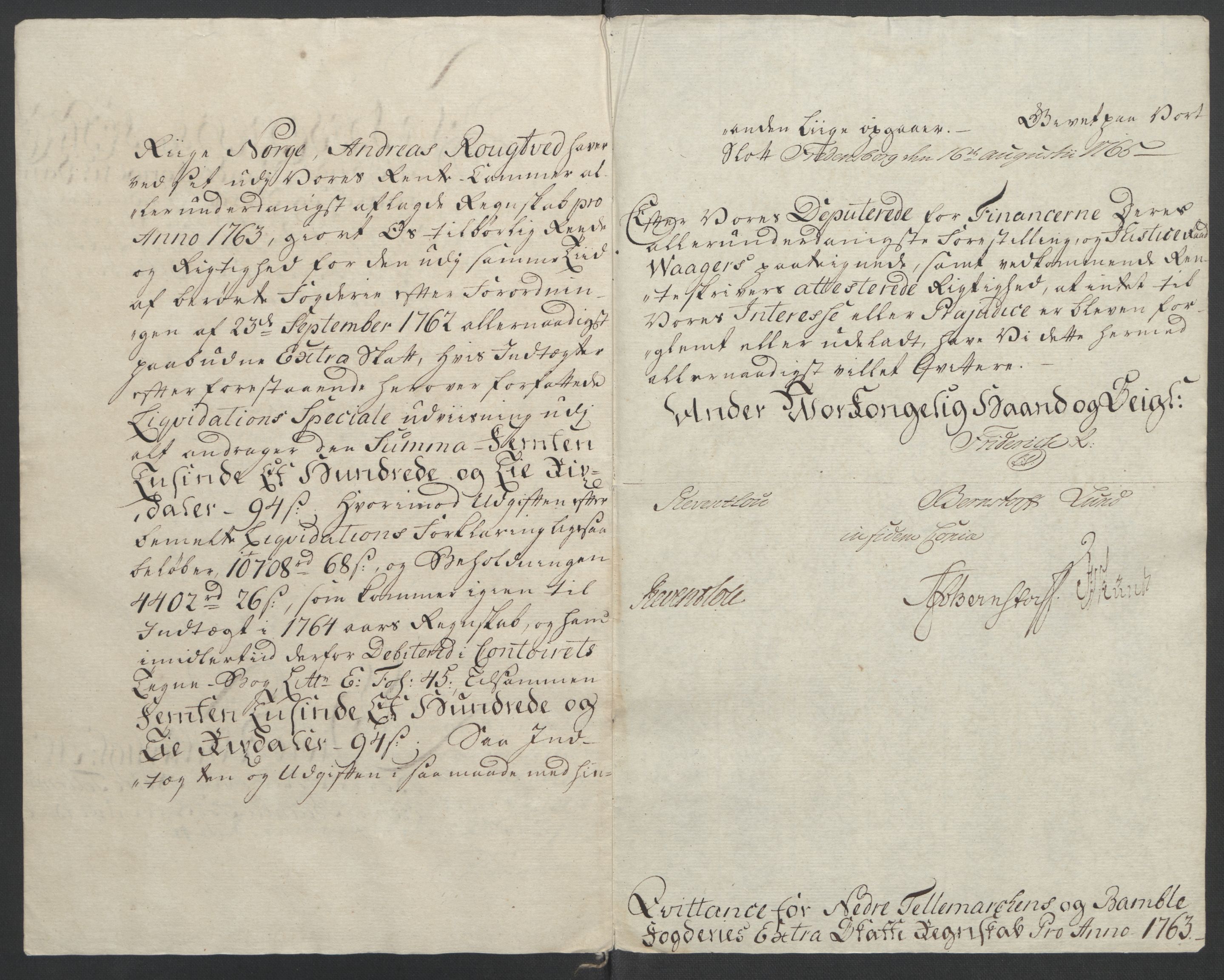 Rentekammeret inntil 1814, Reviderte regnskaper, Fogderegnskap, AV/RA-EA-4092/R37/L2239: Ekstraskatten Nedre Telemark og Bamble, 1762-1763, p. 371