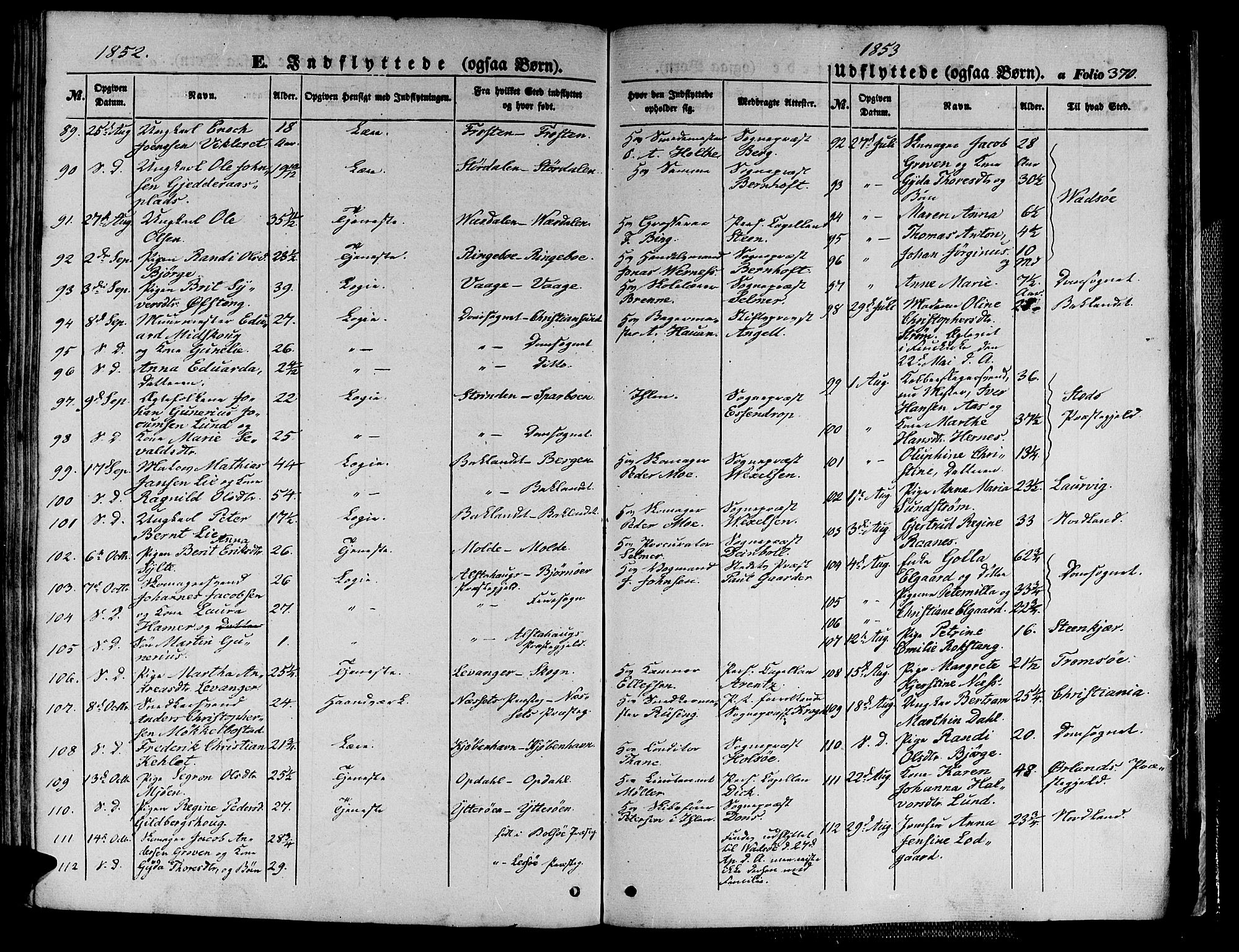 Ministerialprotokoller, klokkerbøker og fødselsregistre - Sør-Trøndelag, AV/SAT-A-1456/602/L0137: Parish register (copy) no. 602C05, 1846-1856, p. 370