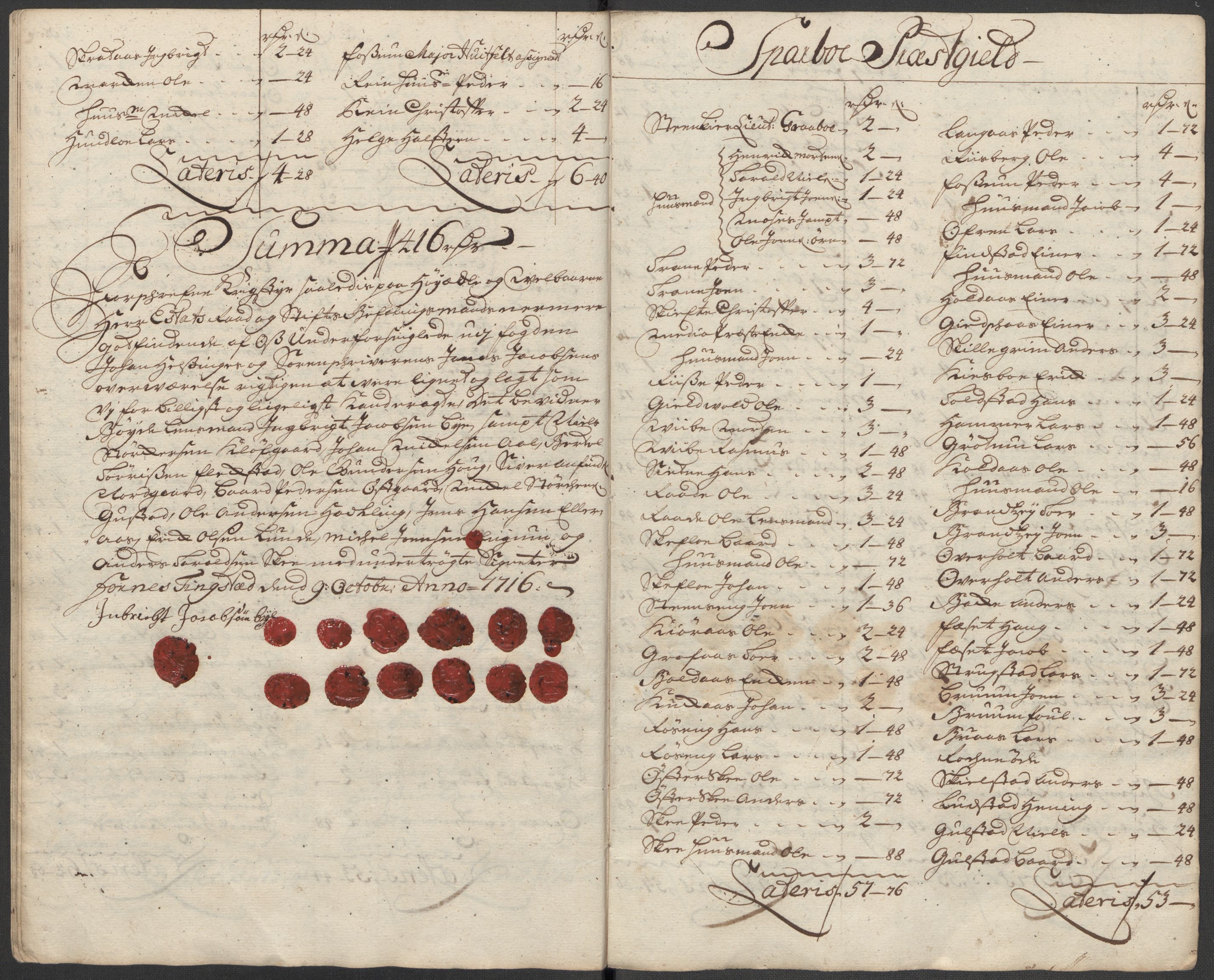 Rentekammeret inntil 1814, Reviderte regnskaper, Fogderegnskap, AV/RA-EA-4092/R63/L4324: Fogderegnskap Inderøy, 1716, p. 151