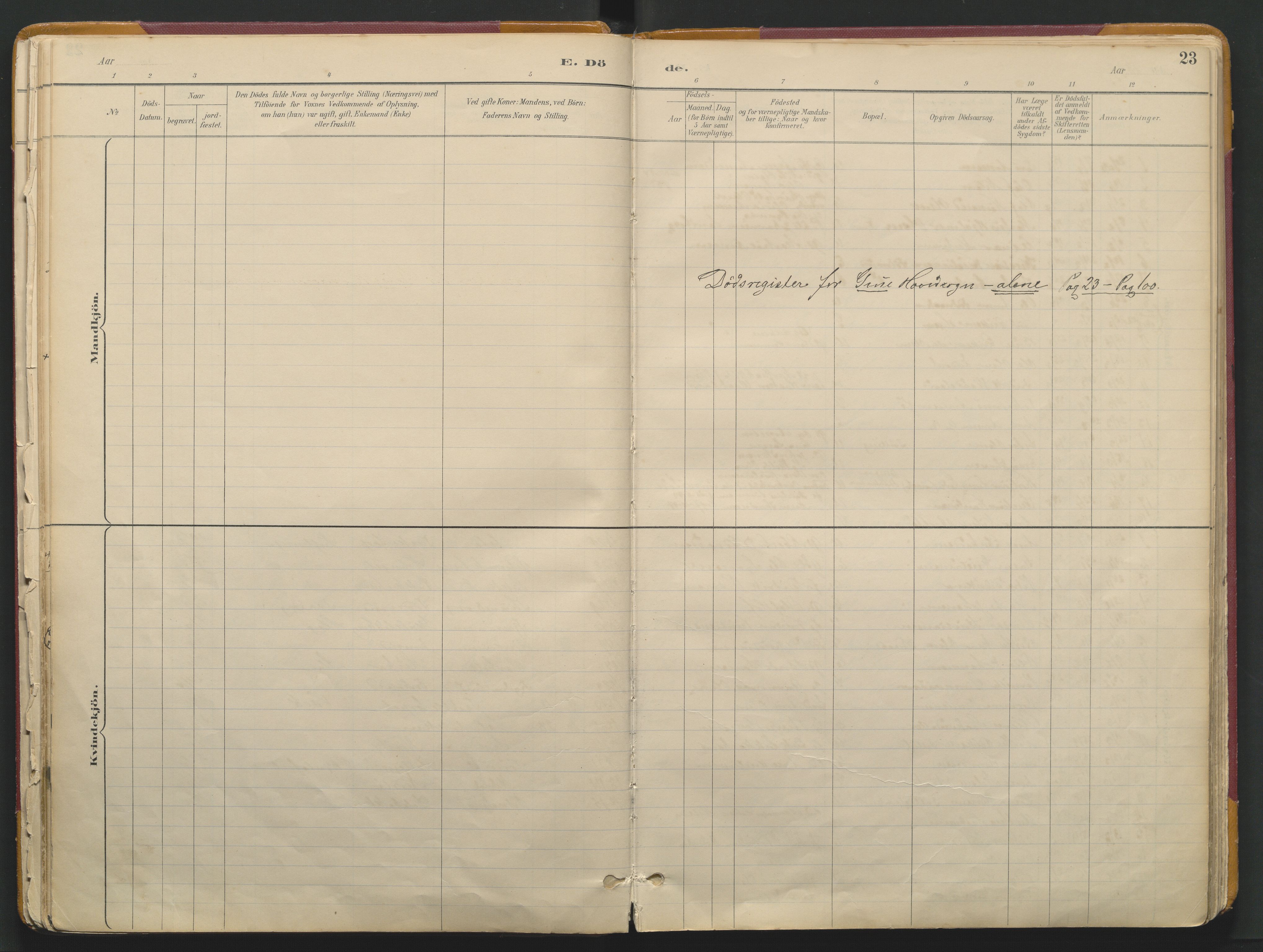 Grue prestekontor, SAH/PREST-036/H/Ha/Haa/L0017: Parish register (official) no. 17, 1892-1936, p. 23