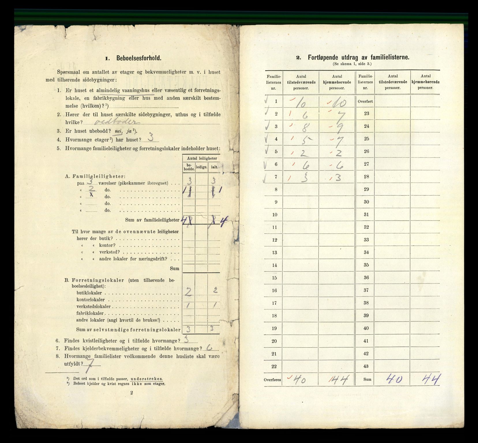 RA, 1910 census for Bergen, 1910, p. 10234