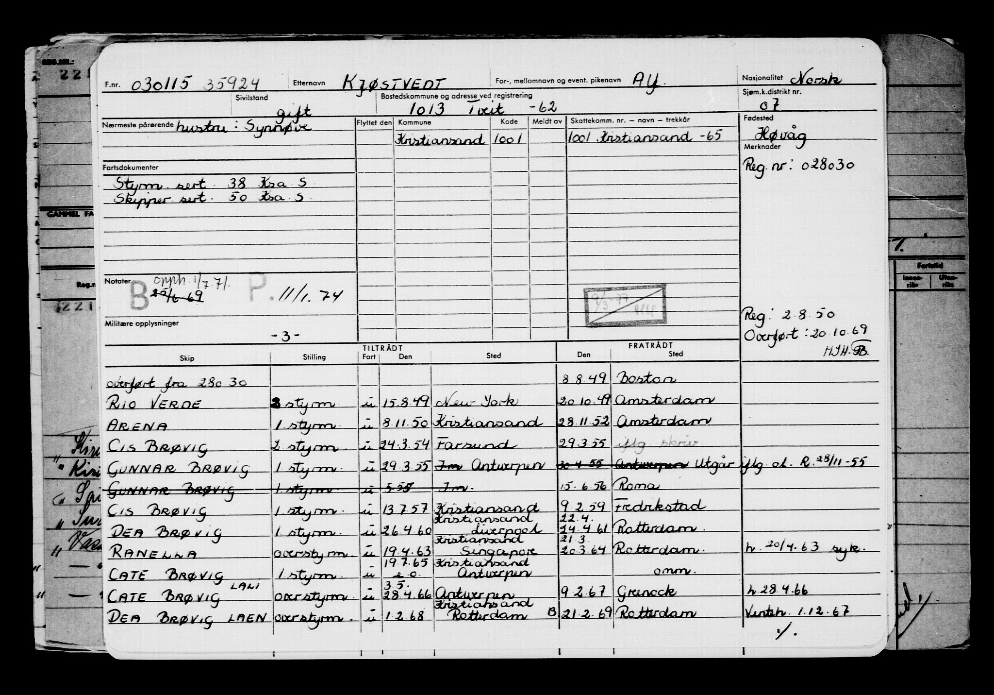 Direktoratet for sjømenn, AV/RA-S-3545/G/Gb/L0126: Hovedkort, 1914-1915, p. 338