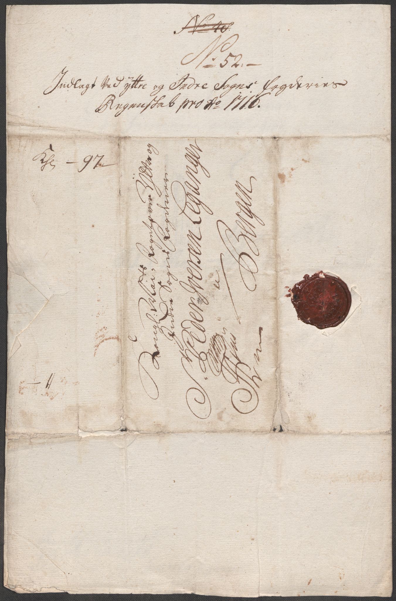 Rentekammeret inntil 1814, Reviderte regnskaper, Fogderegnskap, AV/RA-EA-4092/R52/L3320: Fogderegnskap Sogn, 1715-1716, p. 587