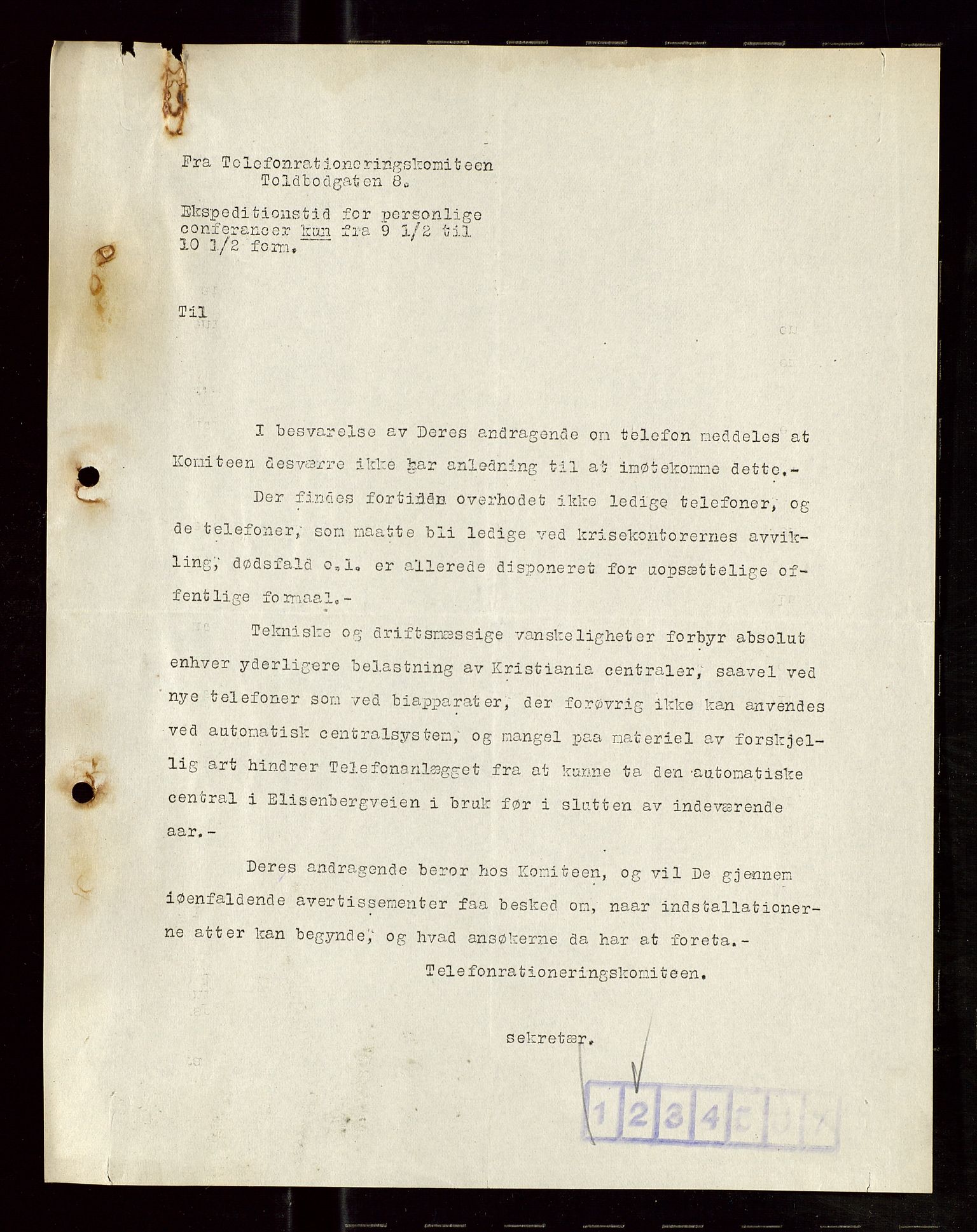 Pa 1521 - A/S Norske Shell, AV/SAST-A-101915/E/Ea/Eaa/L0009: Sjefskorrespondanse, 1920, p. 5