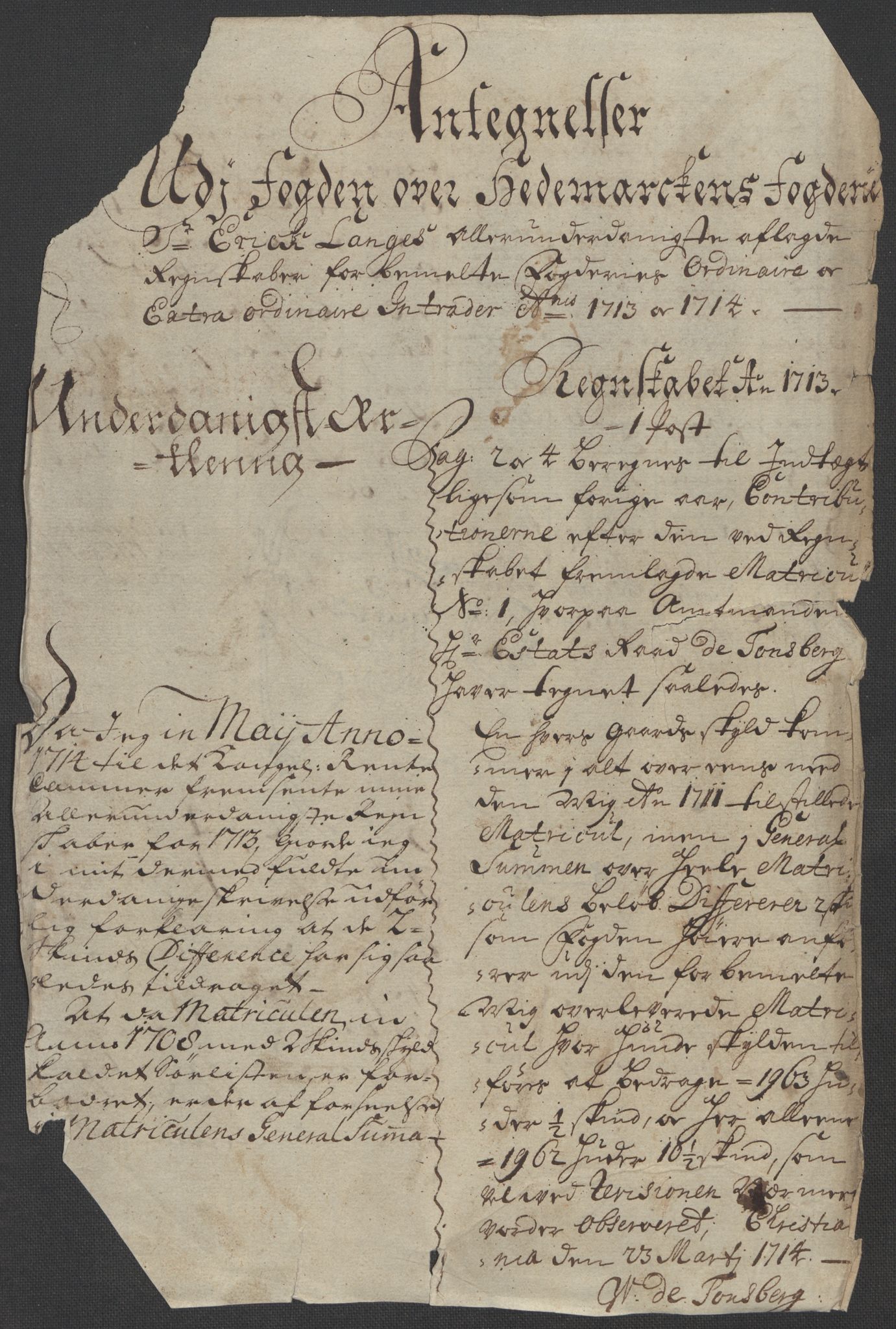 Rentekammeret inntil 1814, Reviderte regnskaper, Fogderegnskap, AV/RA-EA-4092/R16/L1052: Fogderegnskap Hedmark, 1714, p. 72