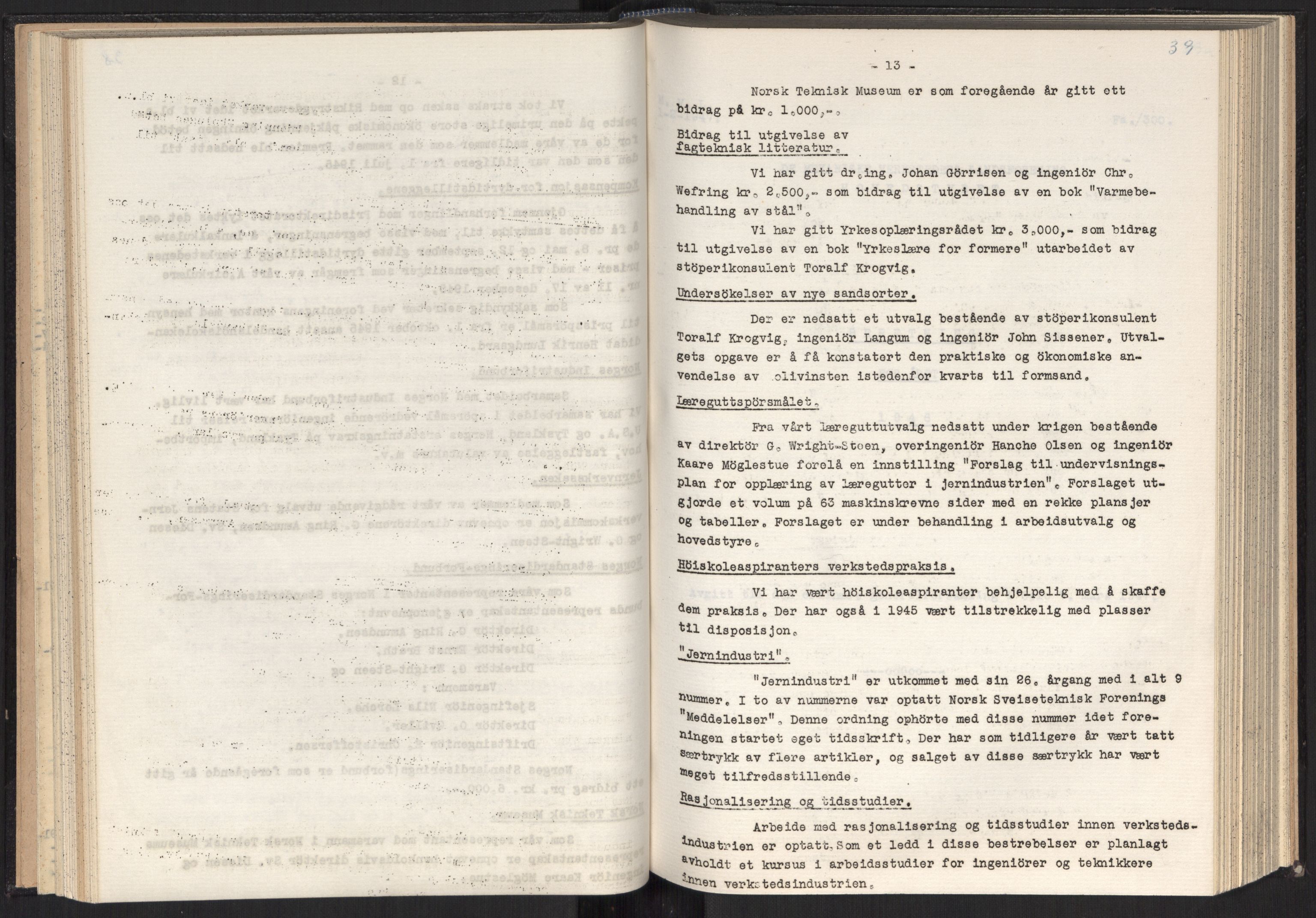Teknologibedriftenes Landsforening TBL, AV/RA-PA-1700/A/Ad/L0007: Årsberetning med register, 1940-1951, p. 39
