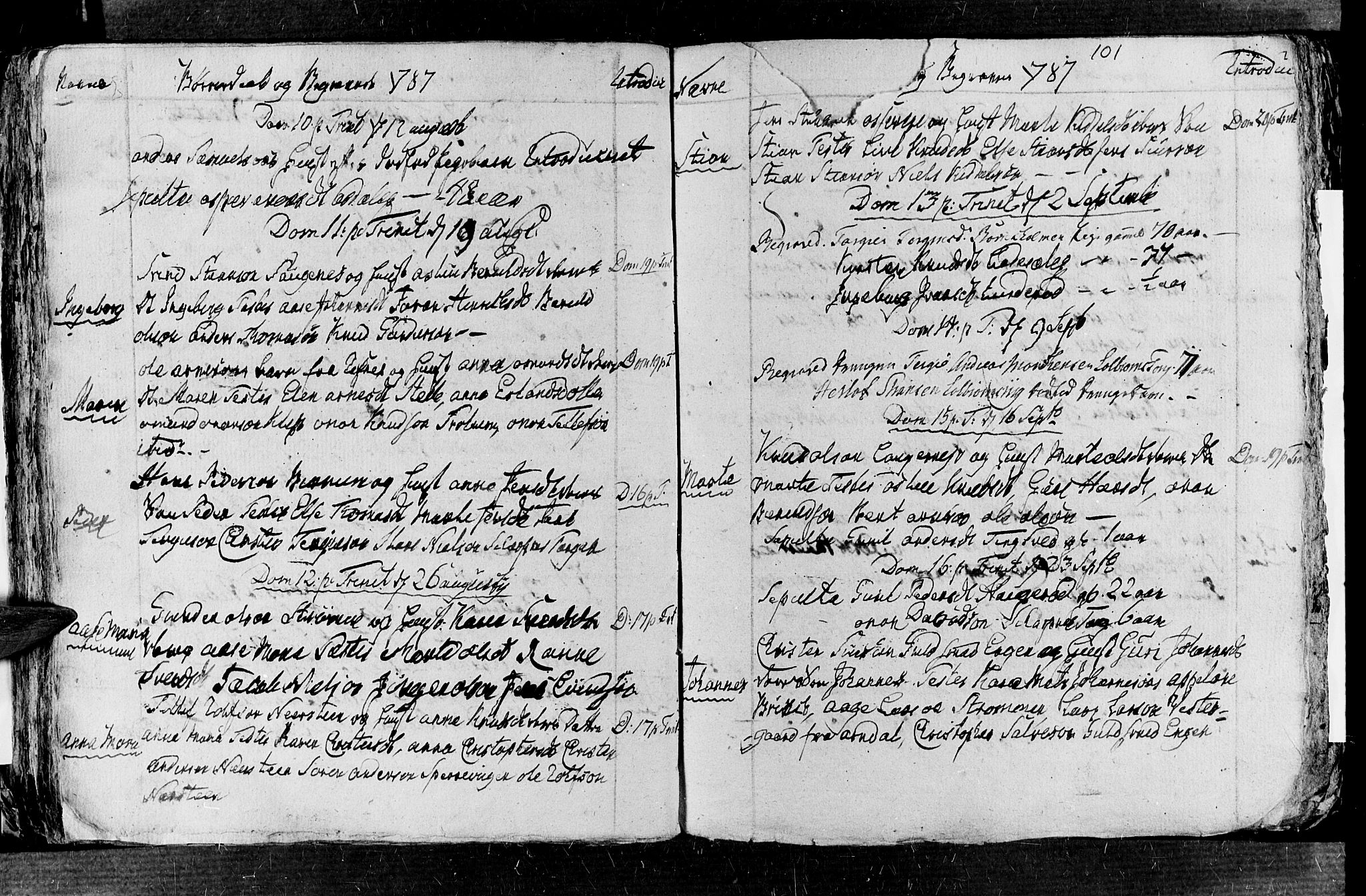 Øyestad sokneprestkontor, AV/SAK-1111-0049/F/Fb/L0001: Parish register (copy) no. B 1, 1780-1794, p. 101