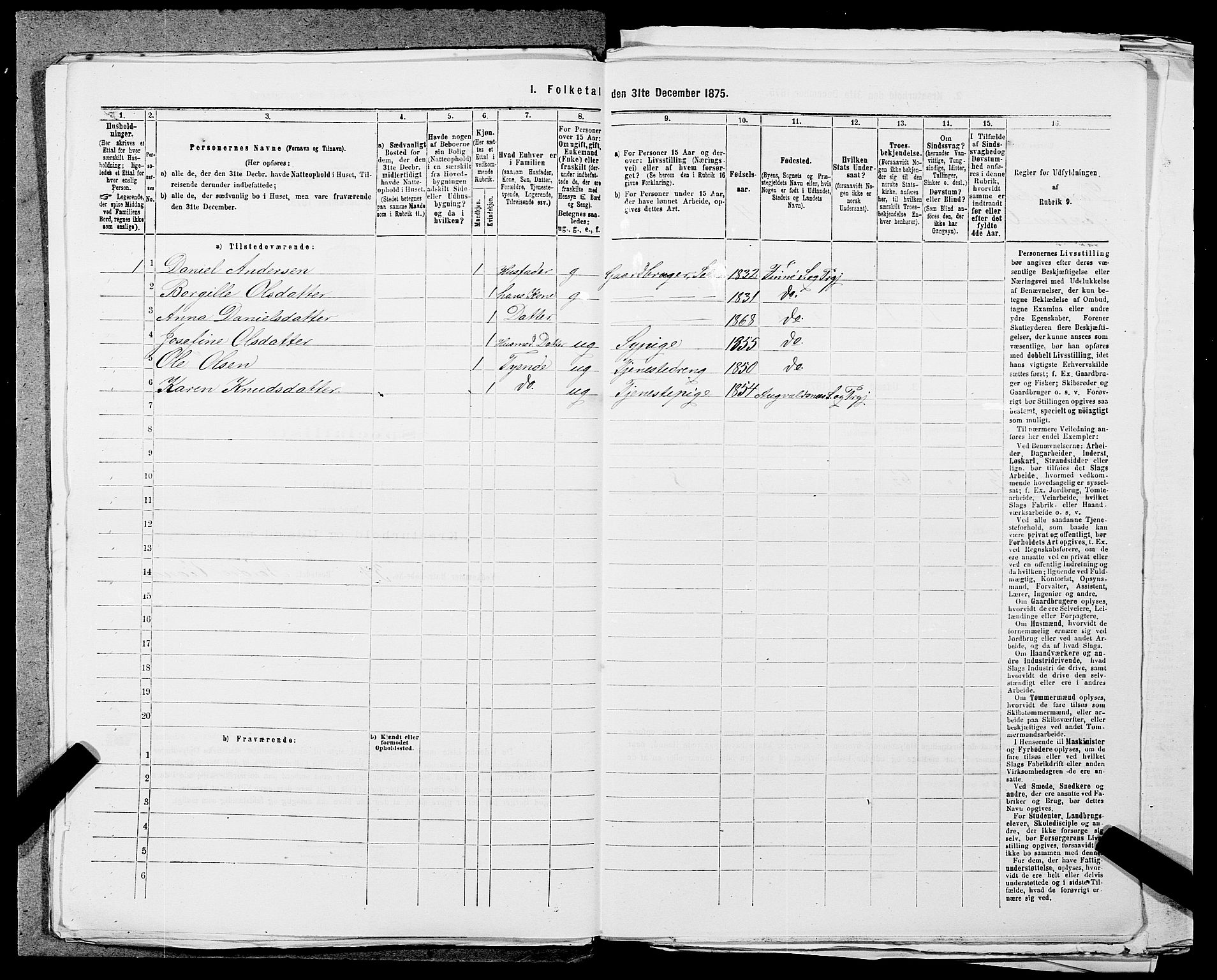 SAST, 1875 census for 1141P Finnøy, 1875, p. 455