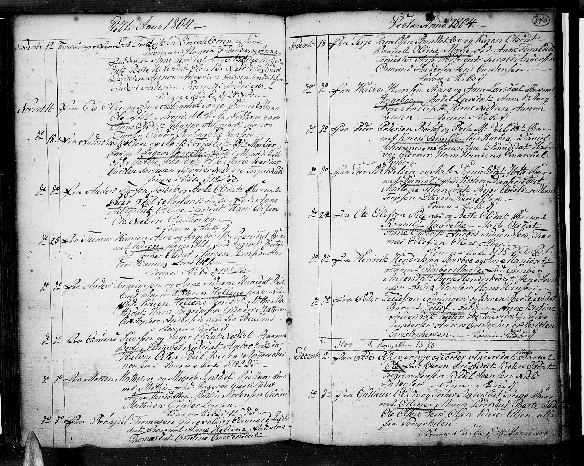 Tromøy sokneprestkontor, AV/SAK-1111-0041/F/Fa/L0002: Parish register (official) no. A 2, 1773-1808, p. 340