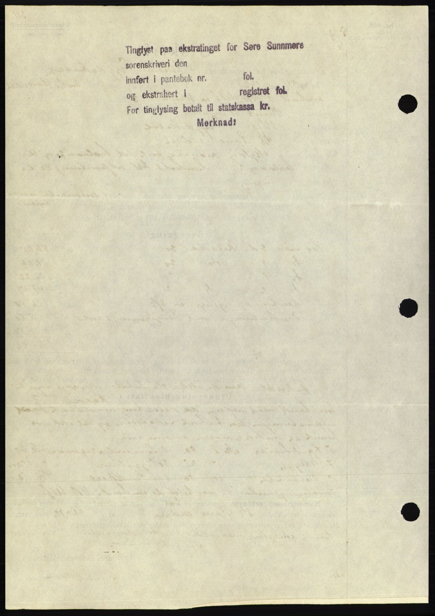 Søre Sunnmøre sorenskriveri, AV/SAT-A-4122/1/2/2C/L0052: Mortgage book no. 46, 1931-1931, Deed date: 27.06.1931