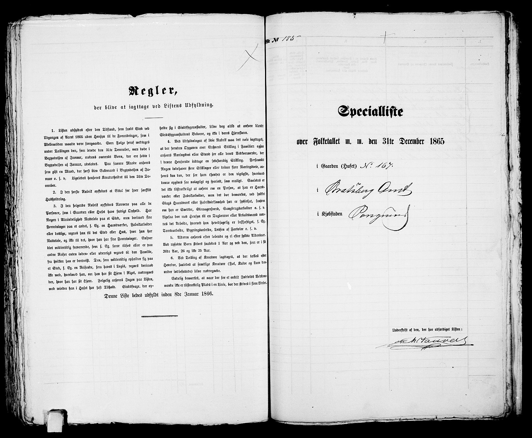 RA, 1865 census for Porsgrunn, 1865, p. 378