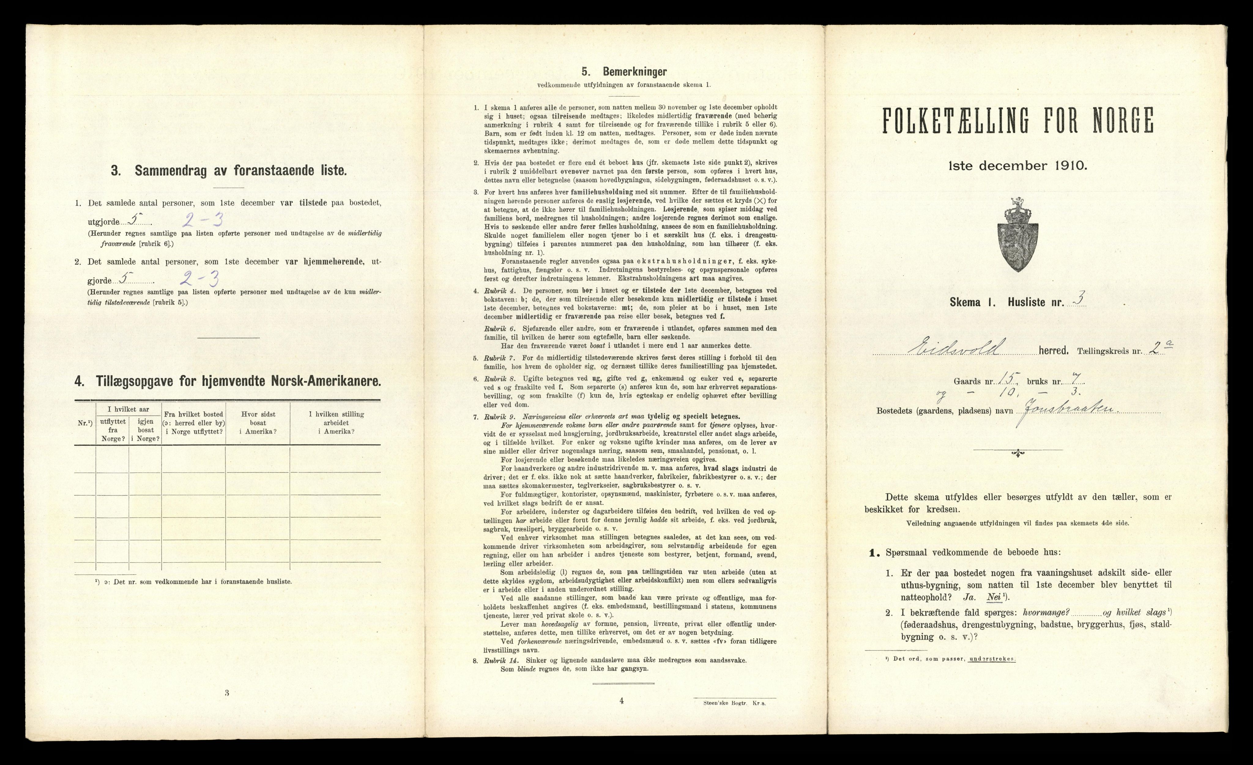 RA, 1910 census for Eidsvoll, 1910, p. 490