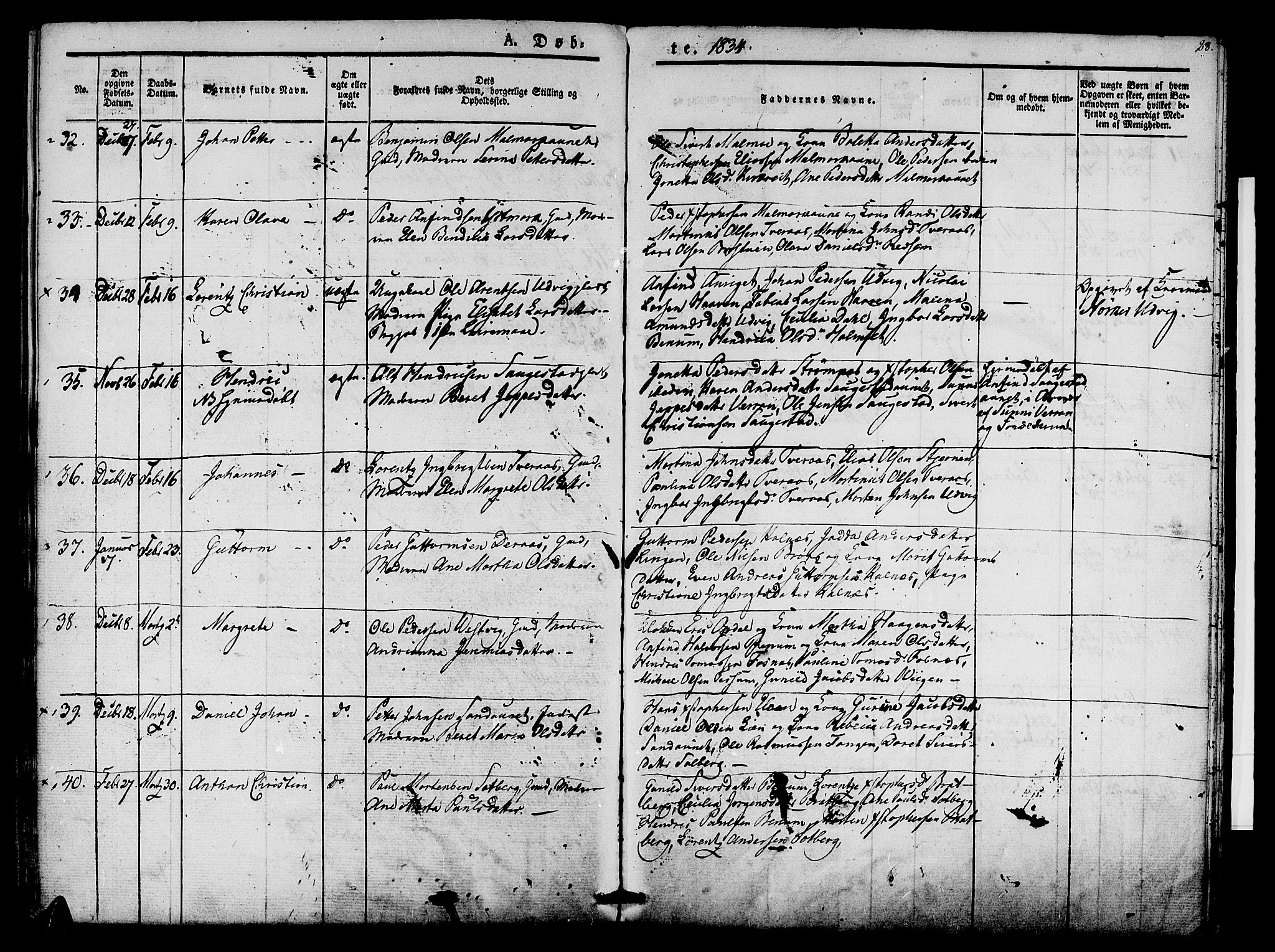 Ministerialprotokoller, klokkerbøker og fødselsregistre - Nord-Trøndelag, AV/SAT-A-1458/741/L0391: Parish register (official) no. 741A05, 1831-1836, p. 28