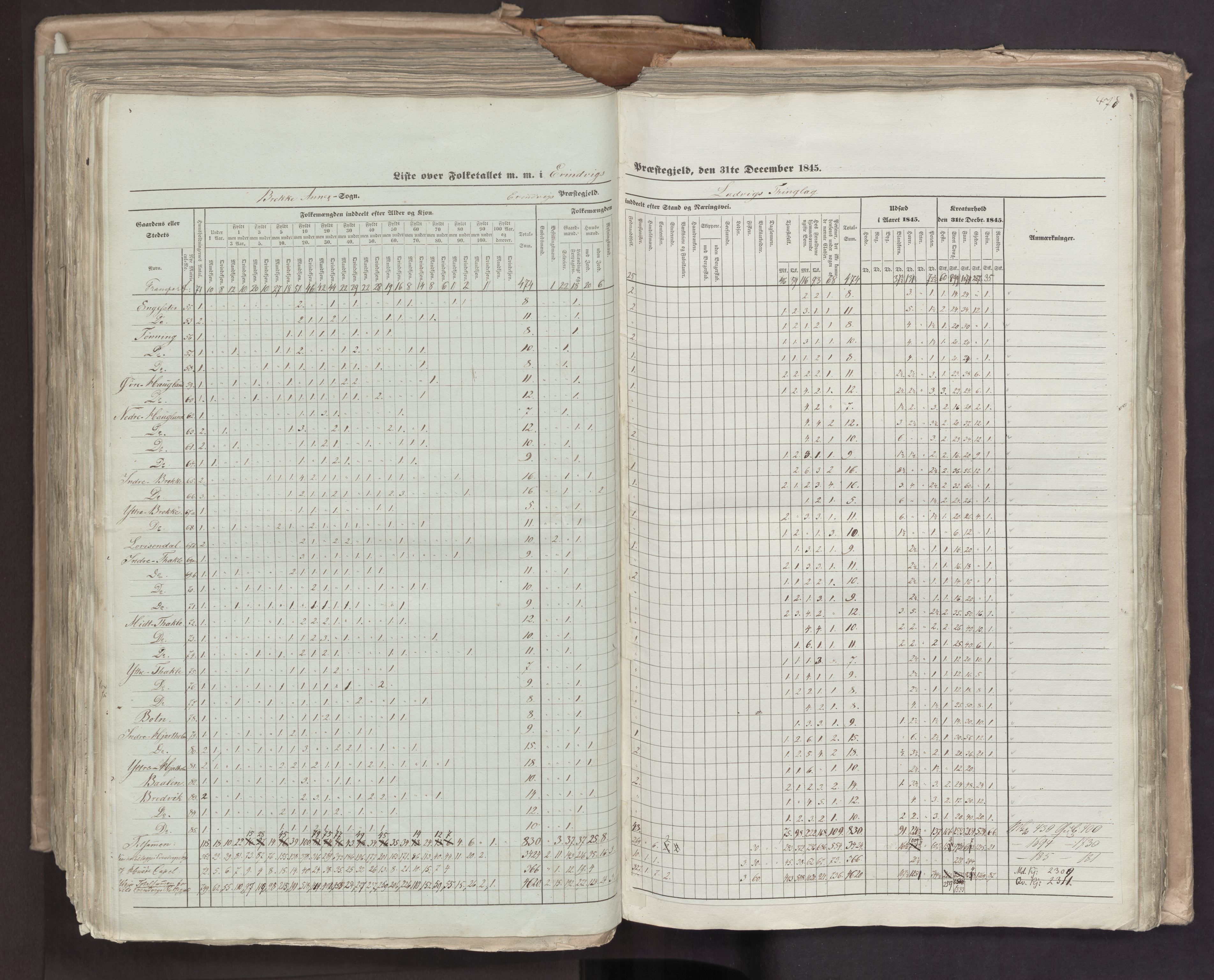 RA, Census 1845, vol. 7: Søndre Bergenhus amt og Nordre Bergenhus amt, 1845, p. 478