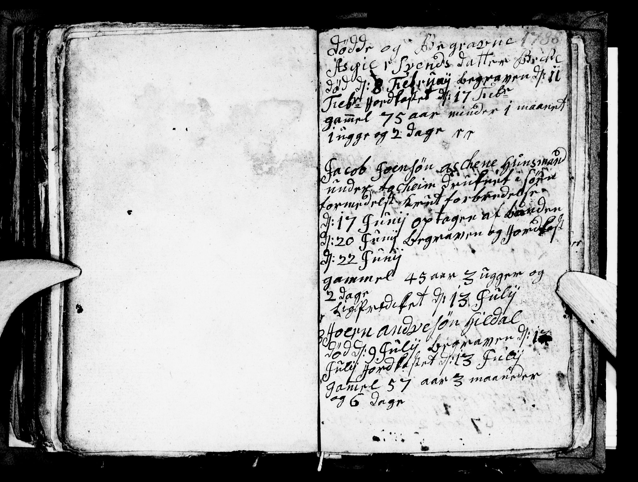 Odda Sokneprestembete, SAB/A-77201/H/Hab: Parish register (copy) no. A 2, 1788-1791, p. 91