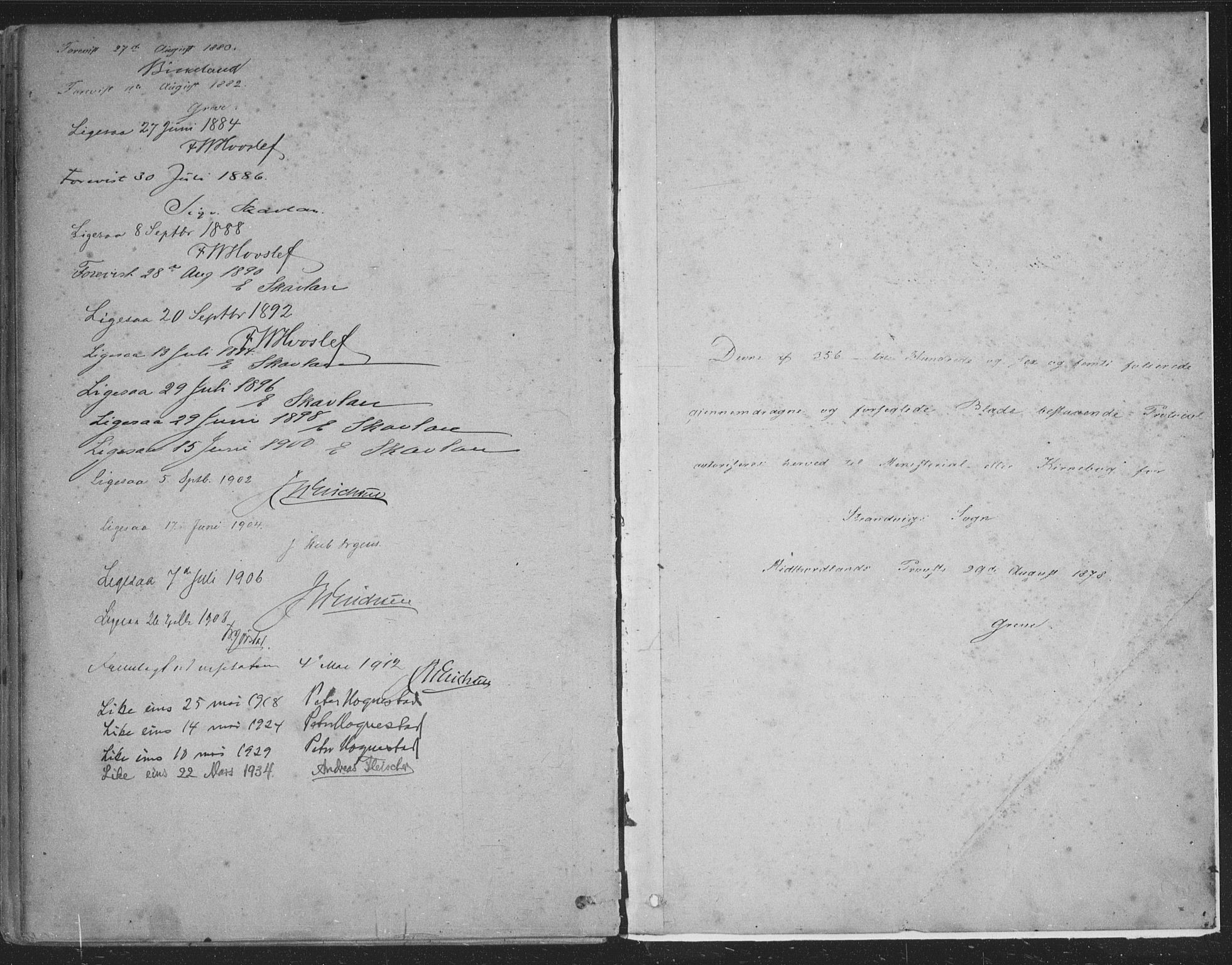 Fusa sokneprestembete, SAB/A-75401/H/Haa: Parish register (official) no. D 1, 1880-1938