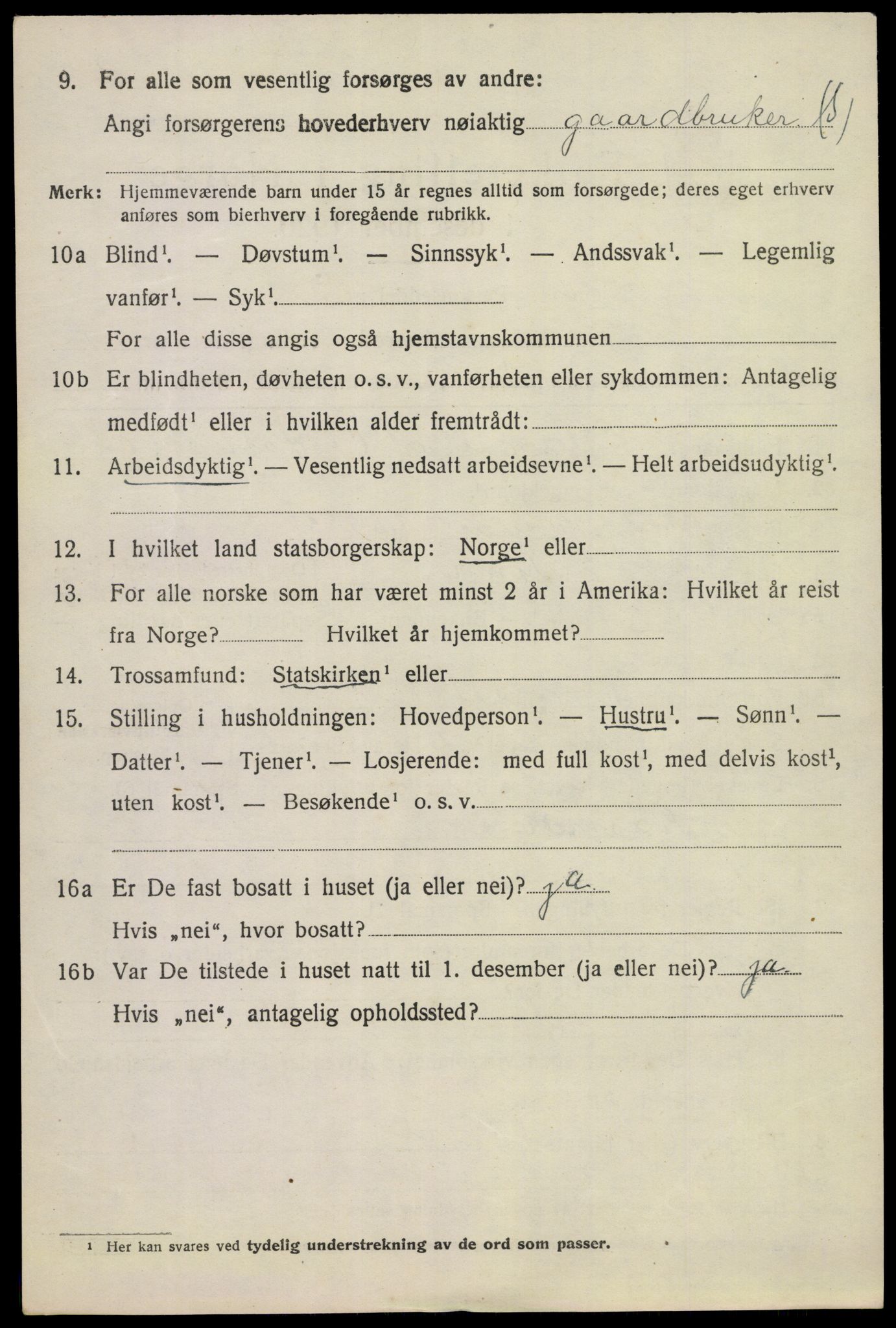 SAKO, 1920 census for Tinn, 1920, p. 7943