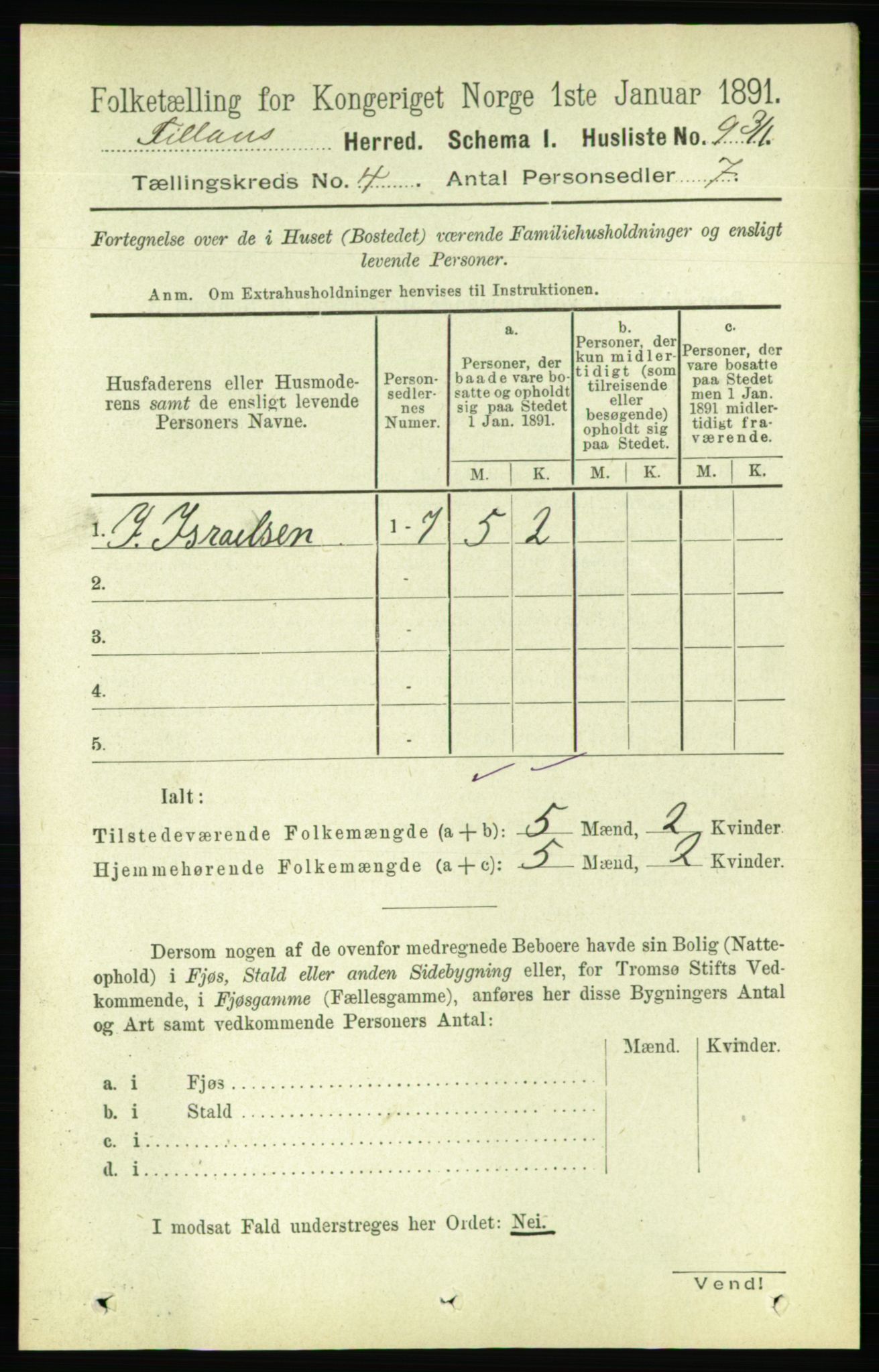 RA, 1891 census for 1616 Fillan, 1891, p. 629