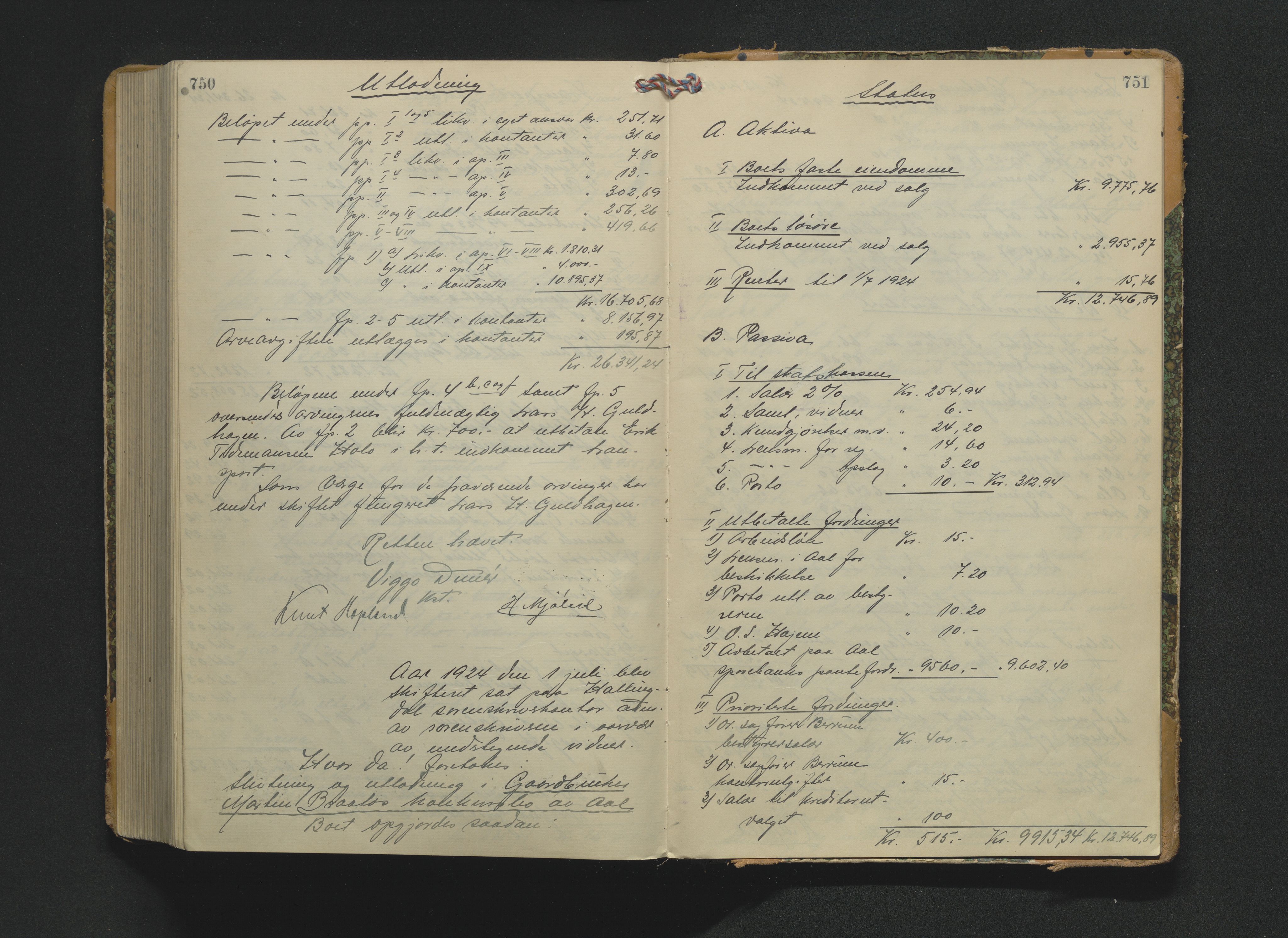 Hallingdal sorenskriveri, AV/SAKO-A-121/H/Hb/Hbd/L0009: Skifteutlodningsprotokoll, 1916-1924, p. 750-751