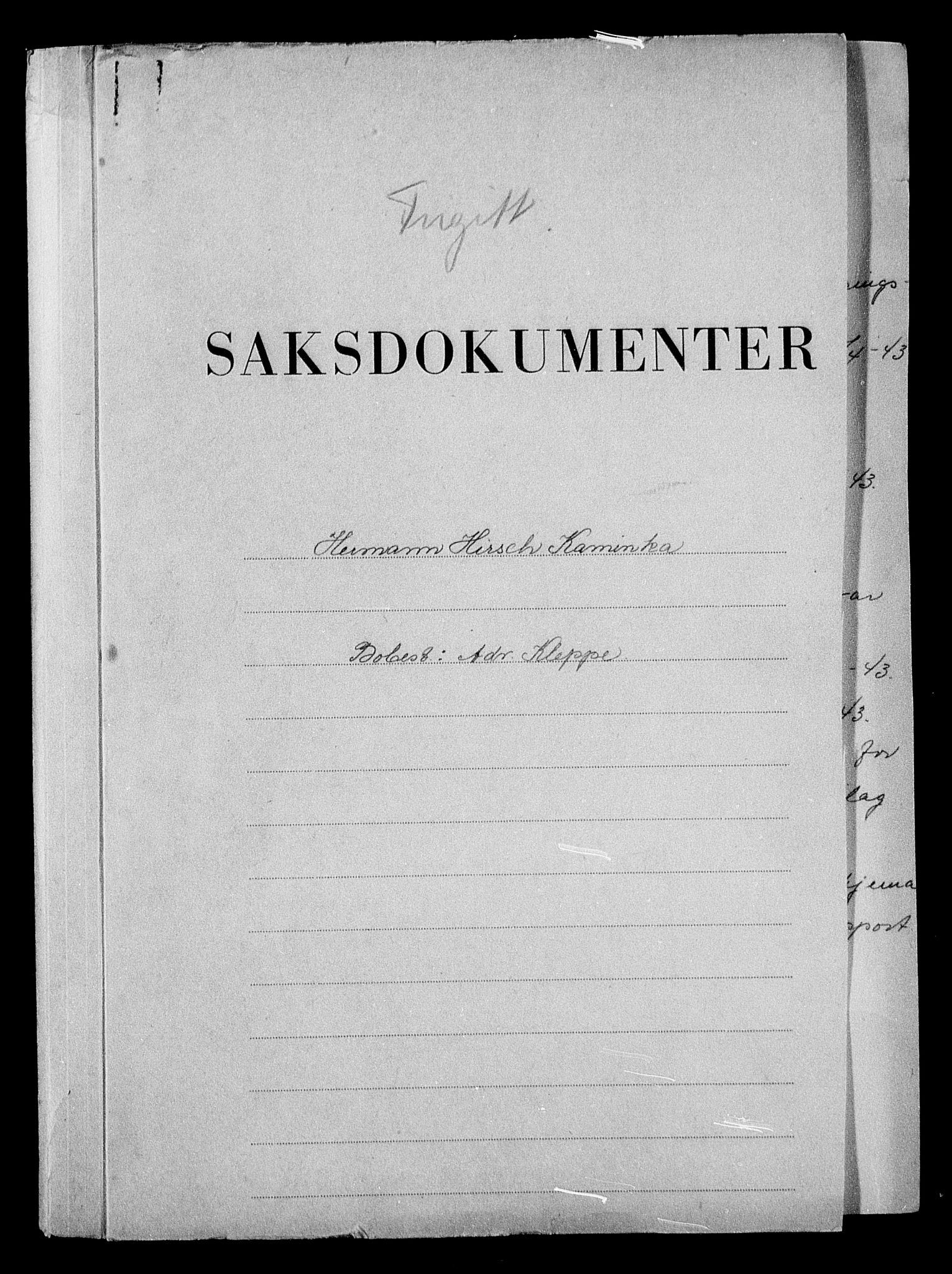 Justisdepartementet, Tilbakeføringskontoret for inndratte formuer, AV/RA-S-1564/H/Hc/Hcd/L1001: --, 1945-1947, p. 10