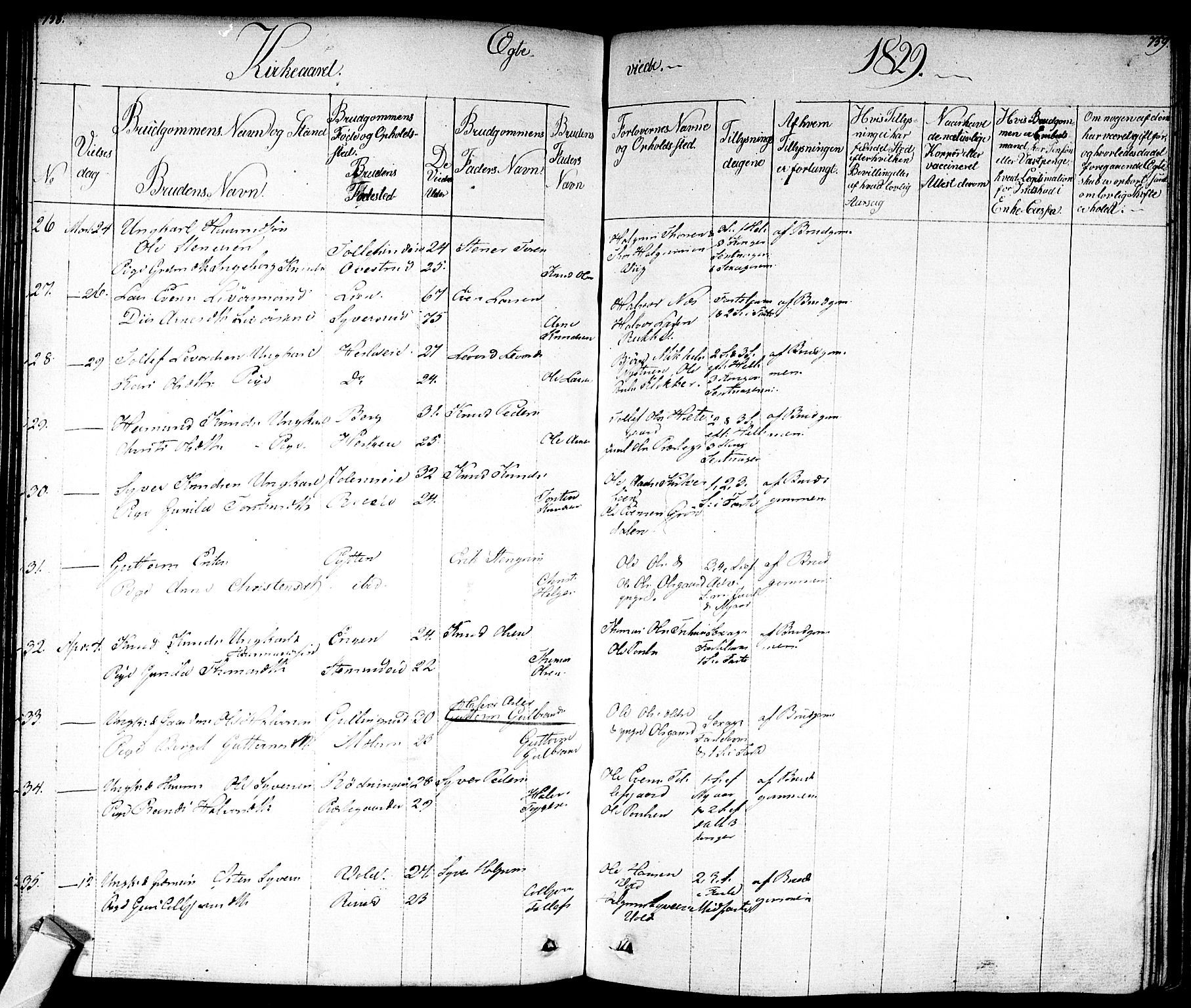 Nes kirkebøker, AV/SAKO-A-236/F/Fa/L0008: Parish register (official) no. 8, 1824-1834, p. 758-759