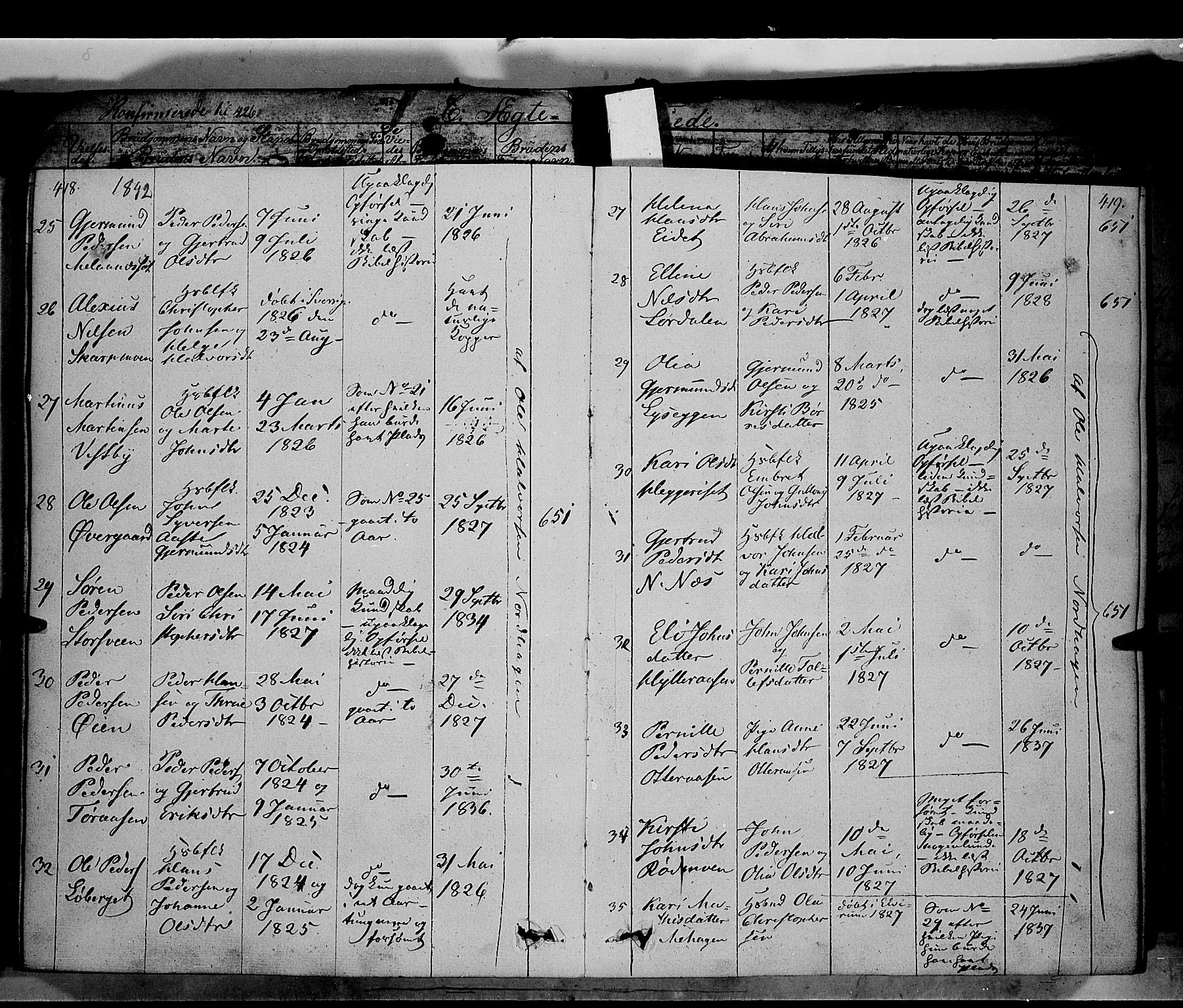 Trysil prestekontor, AV/SAH-PREST-046/H/Ha/Haa/L0004: Parish register (official) no. 4 /1, 1842-1850, p. 418-419