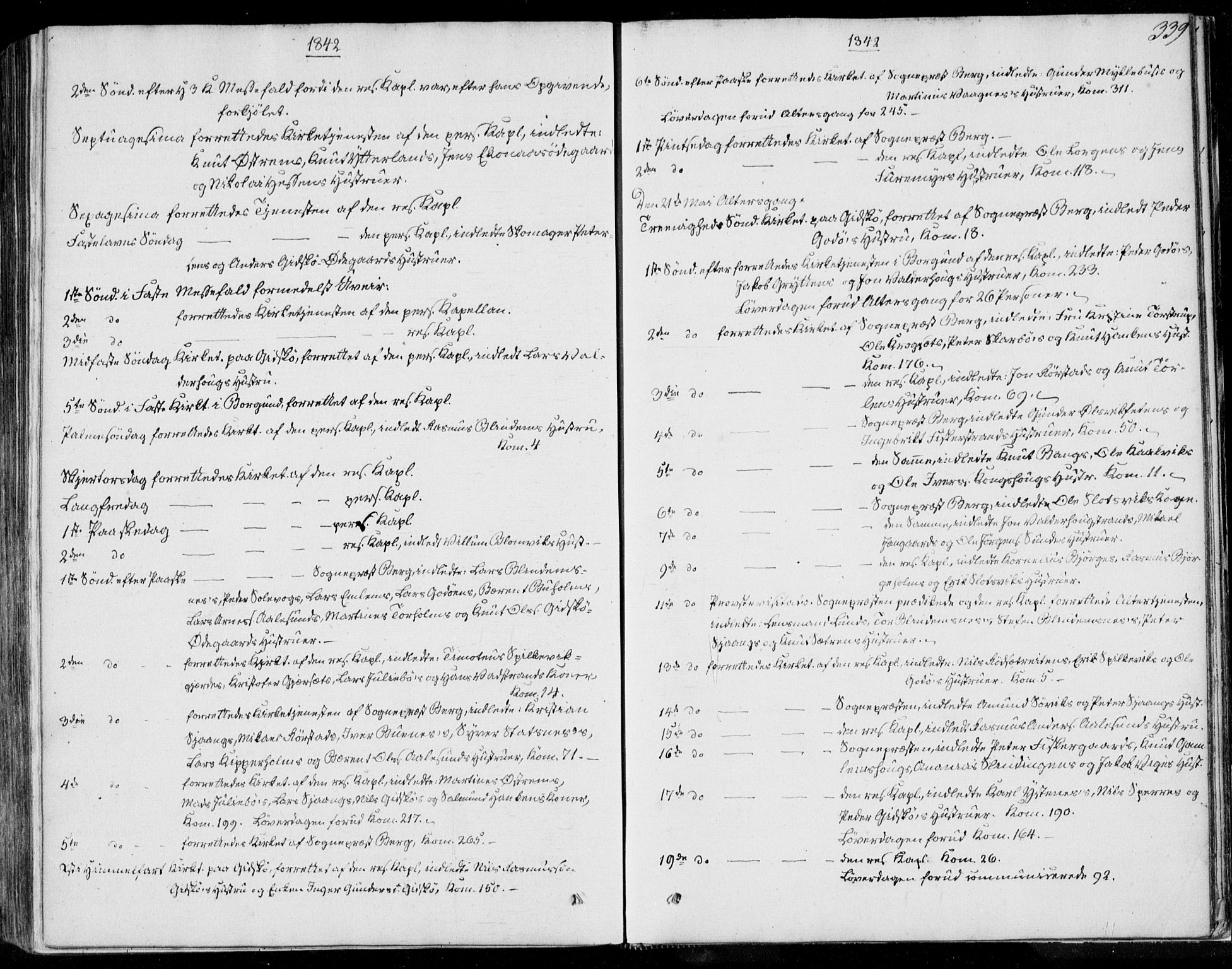 Ministerialprotokoller, klokkerbøker og fødselsregistre - Møre og Romsdal, AV/SAT-A-1454/528/L0396: Parish register (official) no. 528A07, 1839-1847, p. 339