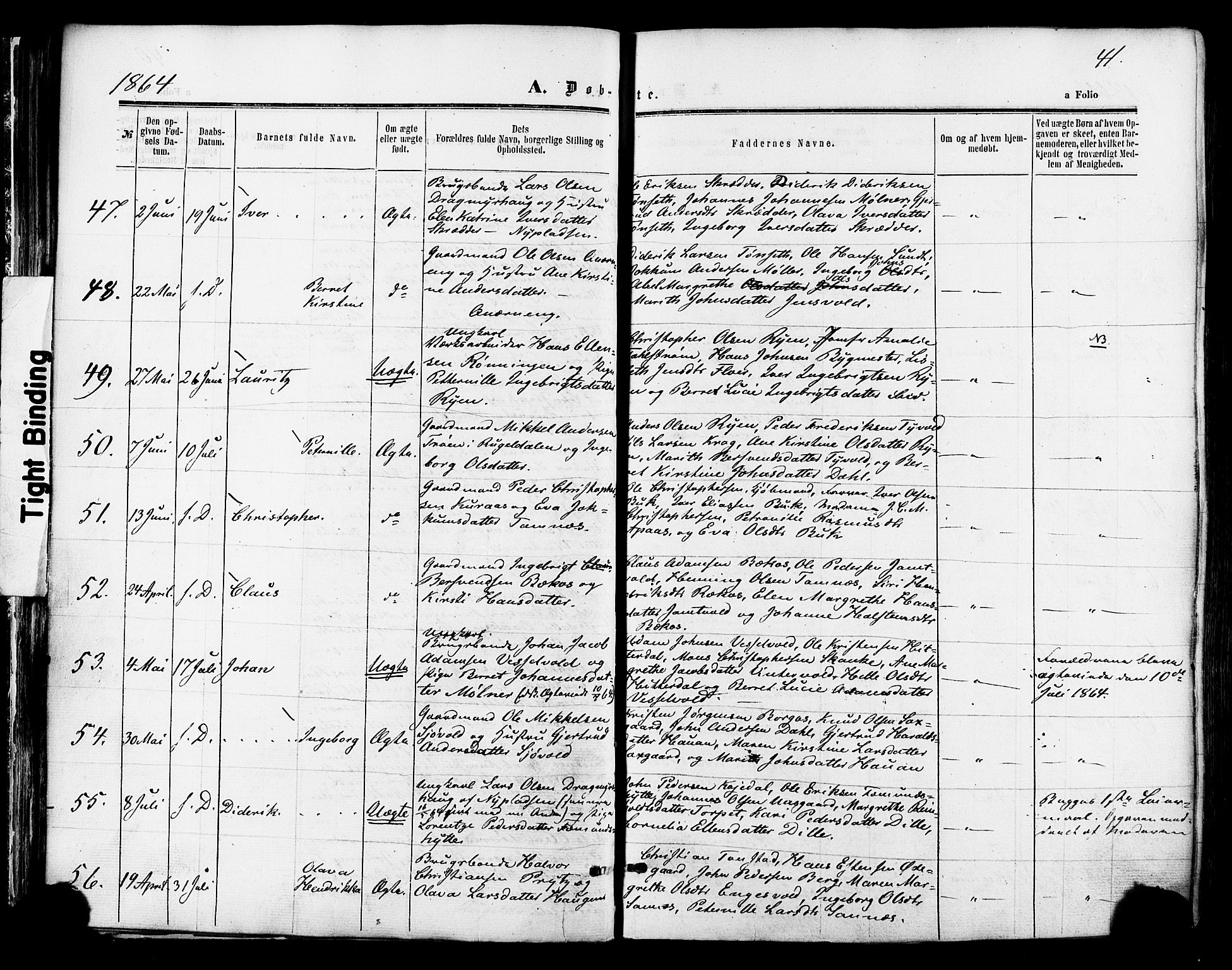 Ministerialprotokoller, klokkerbøker og fødselsregistre - Sør-Trøndelag, SAT/A-1456/681/L0932: Parish register (official) no. 681A10, 1860-1878, p. 41