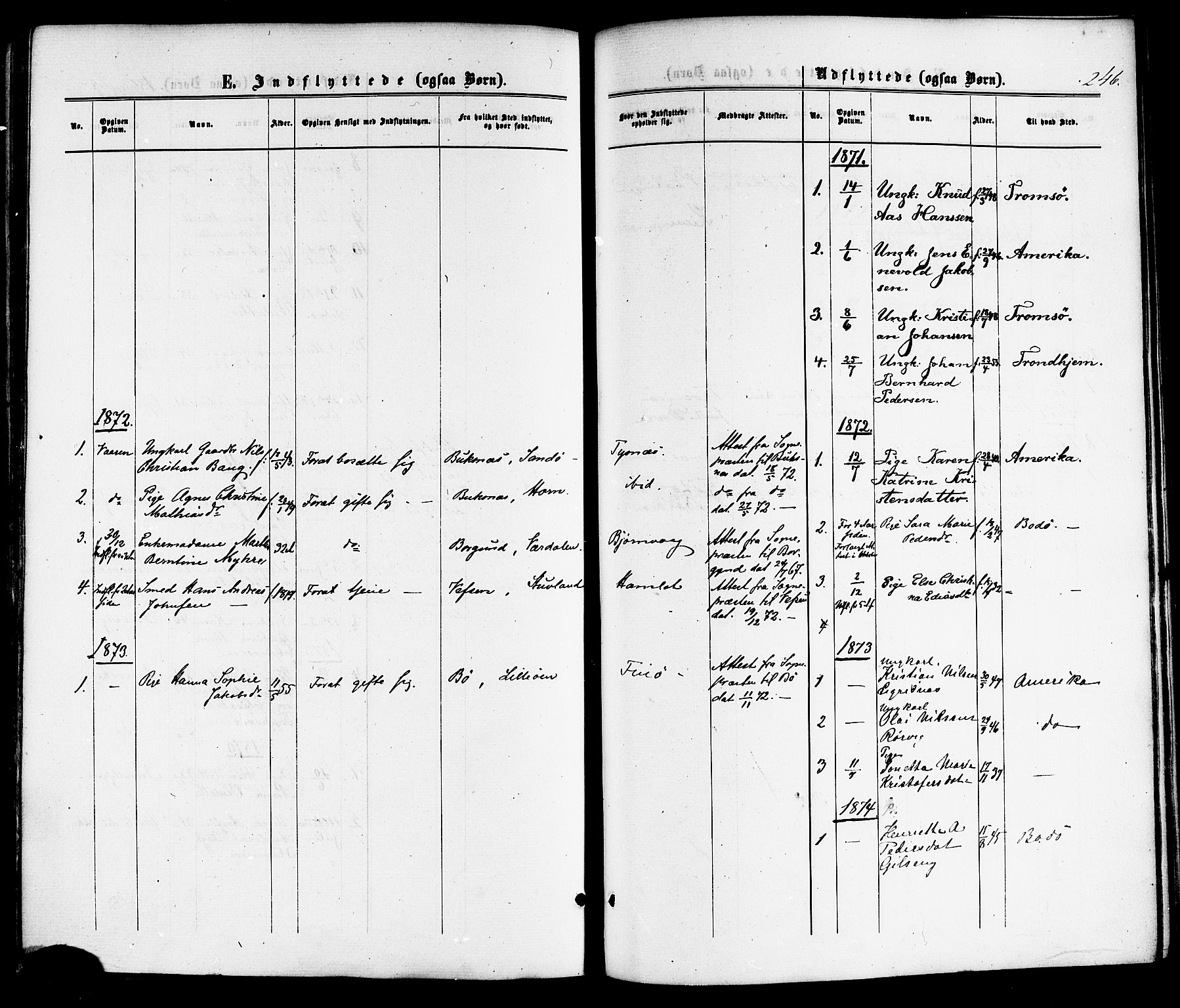 Ministerialprotokoller, klokkerbøker og fødselsregistre - Nordland, SAT/A-1459/859/L0845: Parish register (official) no. 859A05, 1863-1877, p. 246