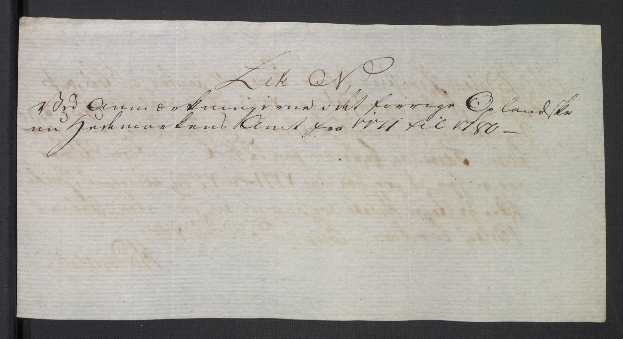 Rentekammeret inntil 1814, Reviderte regnskaper, Mindre regnskaper, AV/RA-EA-4068/Rb/L0014: Opplands amt, 1771-1779, p. 621