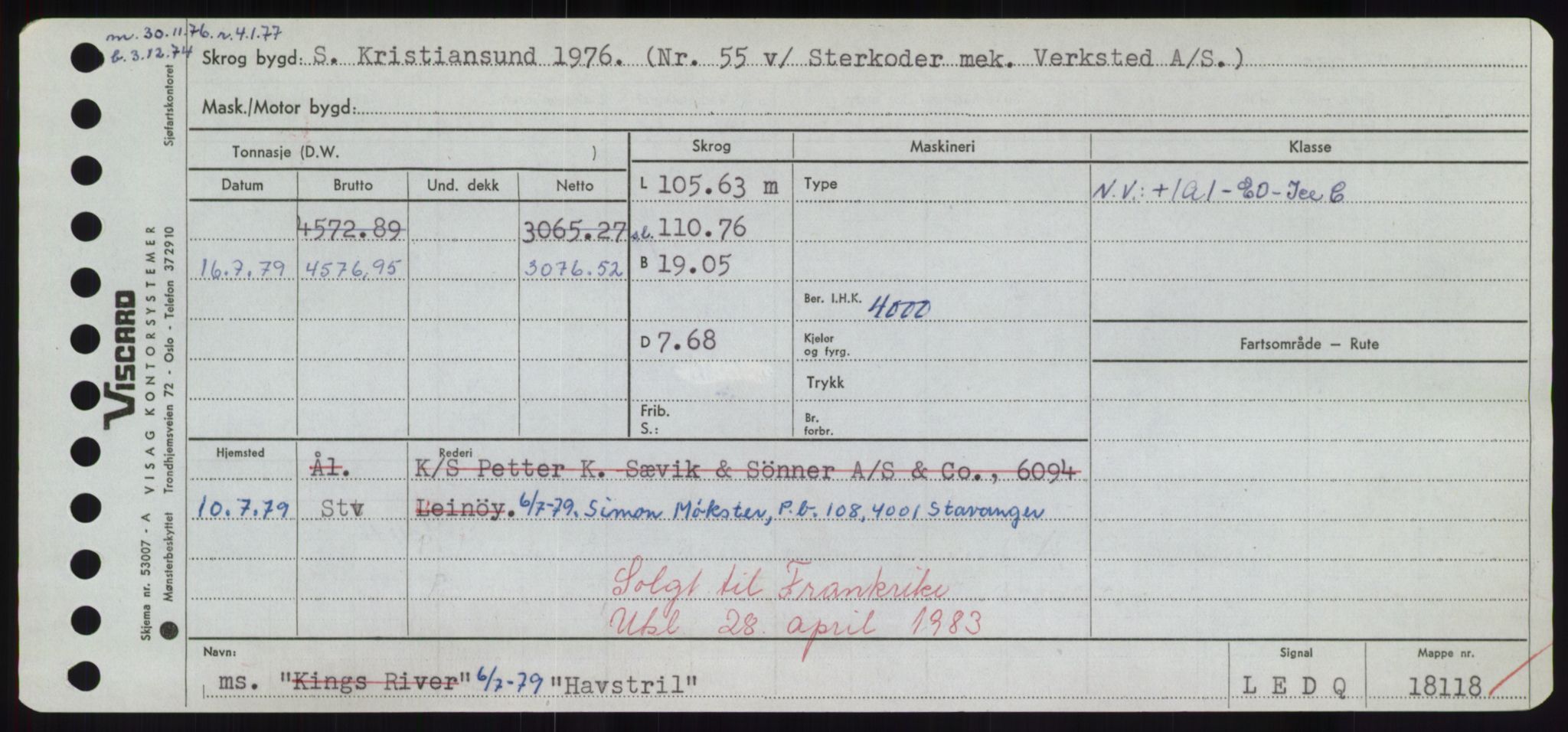 Sjøfartsdirektoratet med forløpere, Skipsmålingen, AV/RA-S-1627/H/Hd/L0015: Fartøy, Havm-Hey, p. 63