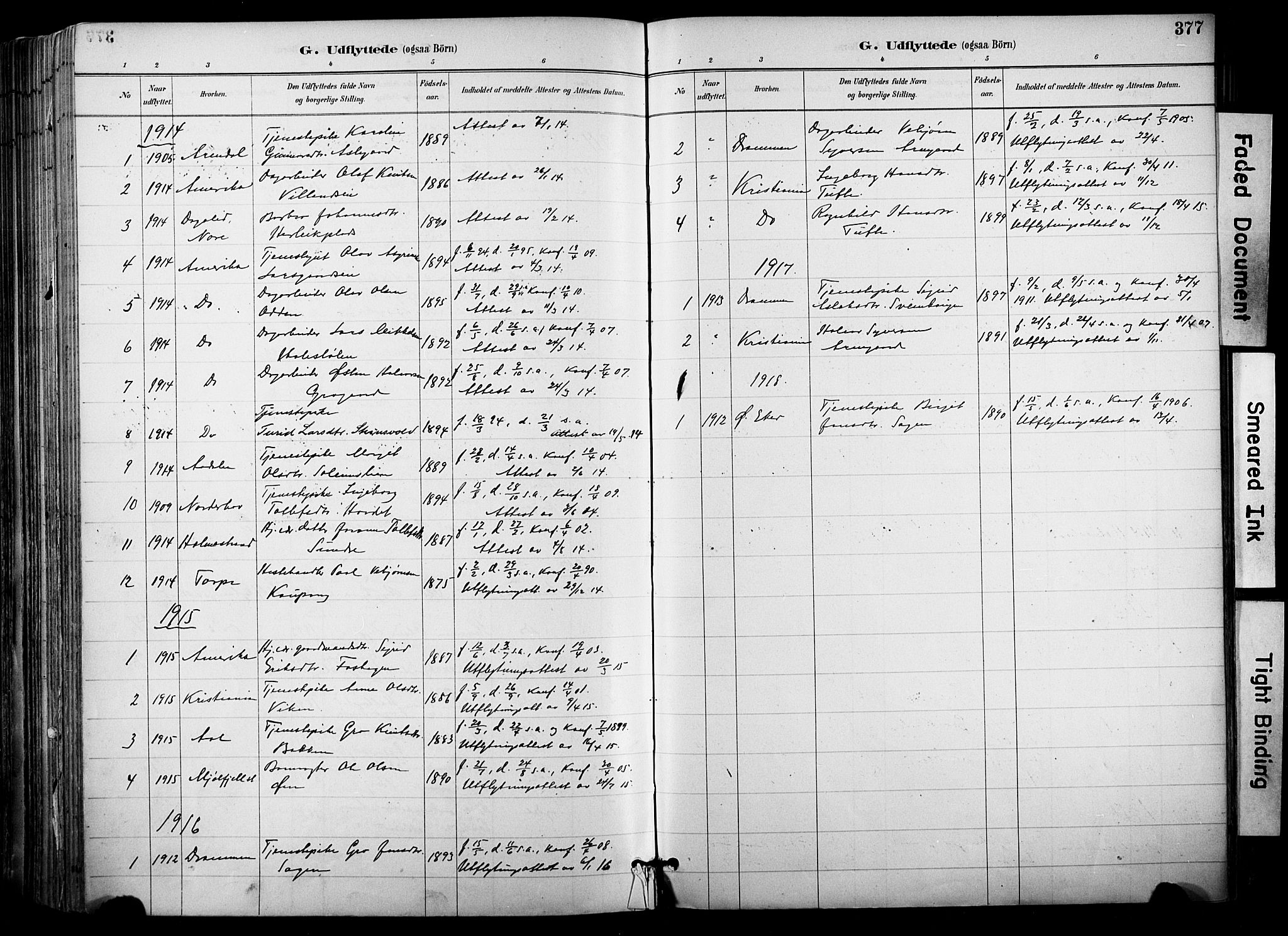 Hol kirkebøker, AV/SAKO-A-227/F/Fa/L0003: Parish register (official) no. I 3, 1887-1918, p. 377