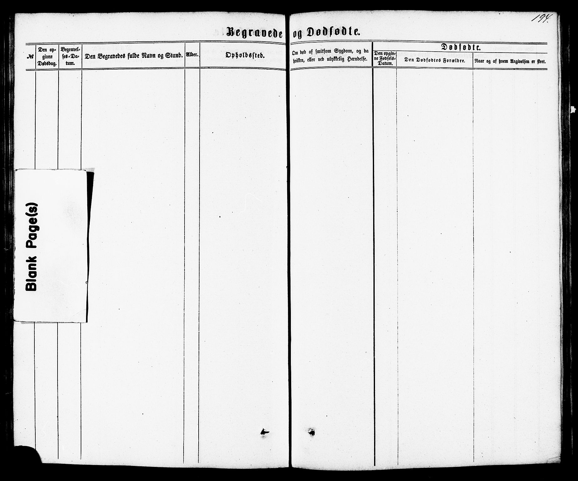 Ministerialprotokoller, klokkerbøker og fødselsregistre - Møre og Romsdal, SAT/A-1454/504/L0055: Parish register (official) no. 504A02, 1861-1884, p. 194