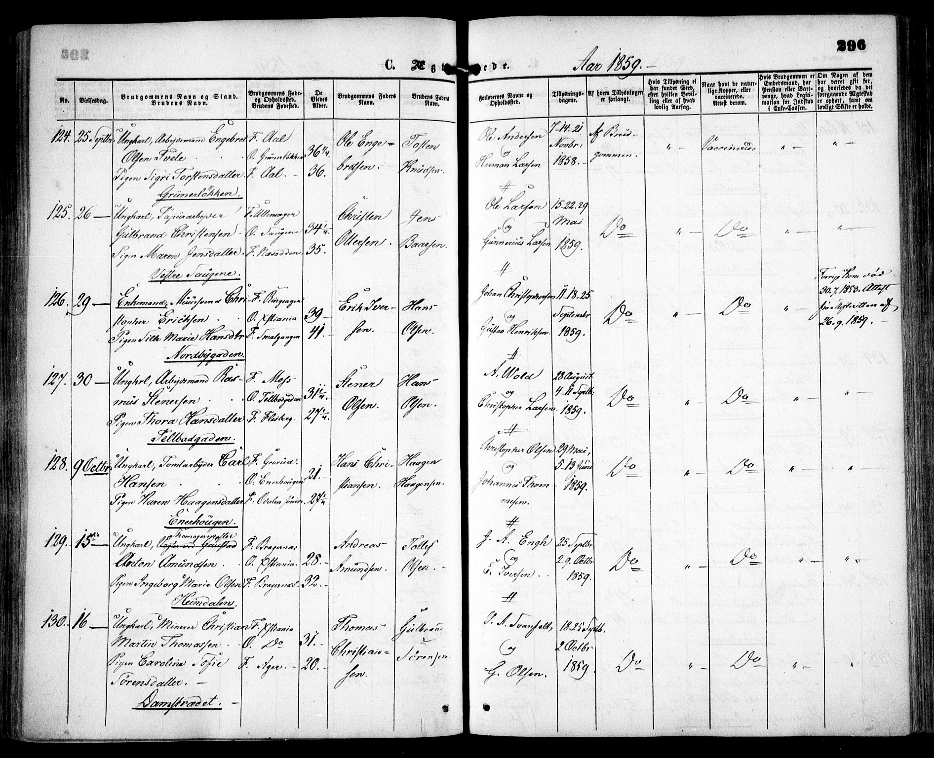 Grønland prestekontor Kirkebøker, AV/SAO-A-10848/F/Fa/L0001: Parish register (official) no. 1, 1859-1861, p. 296