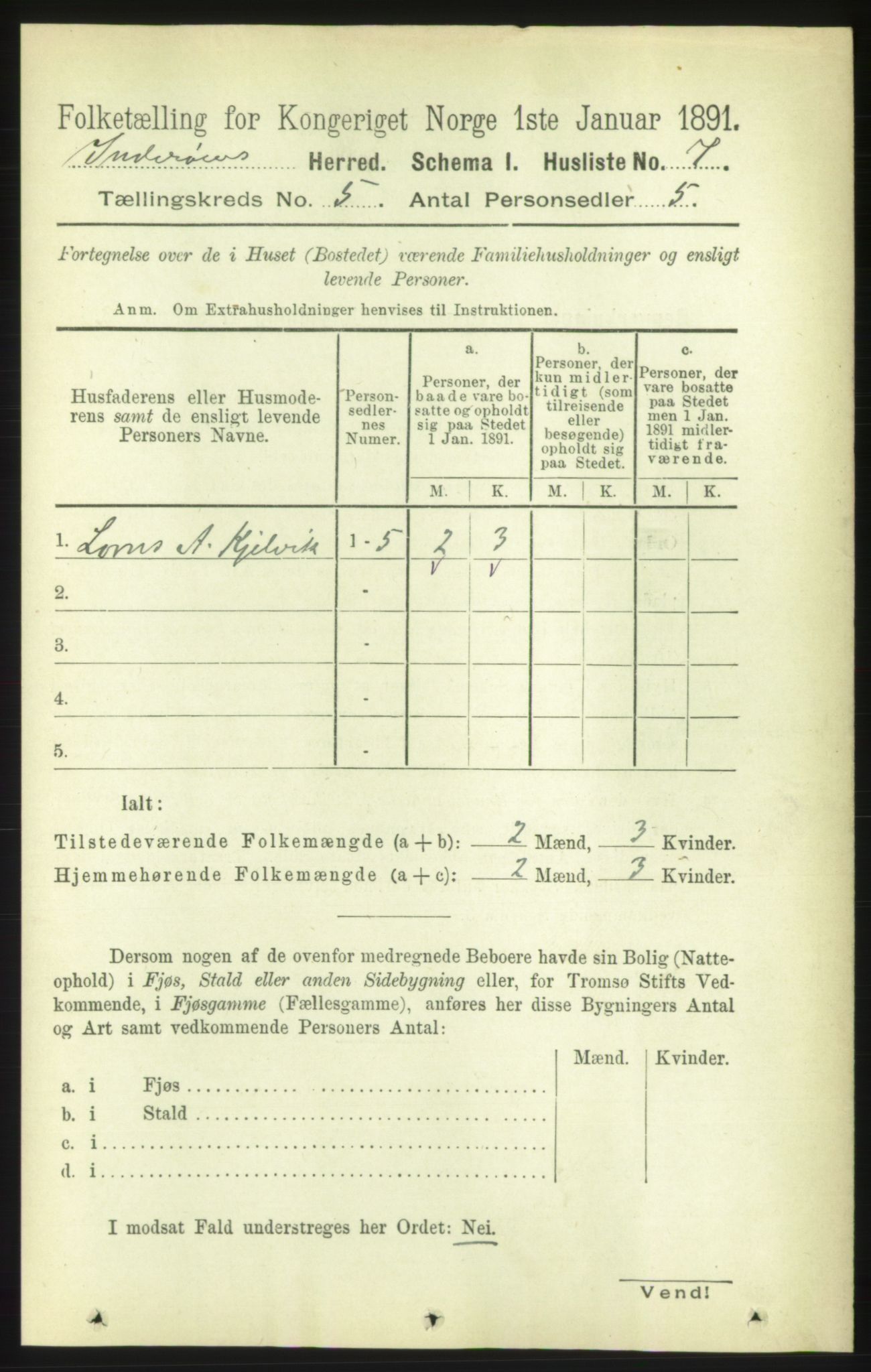 RA, 1891 census for 1729 Inderøy, 1891, p. 2678